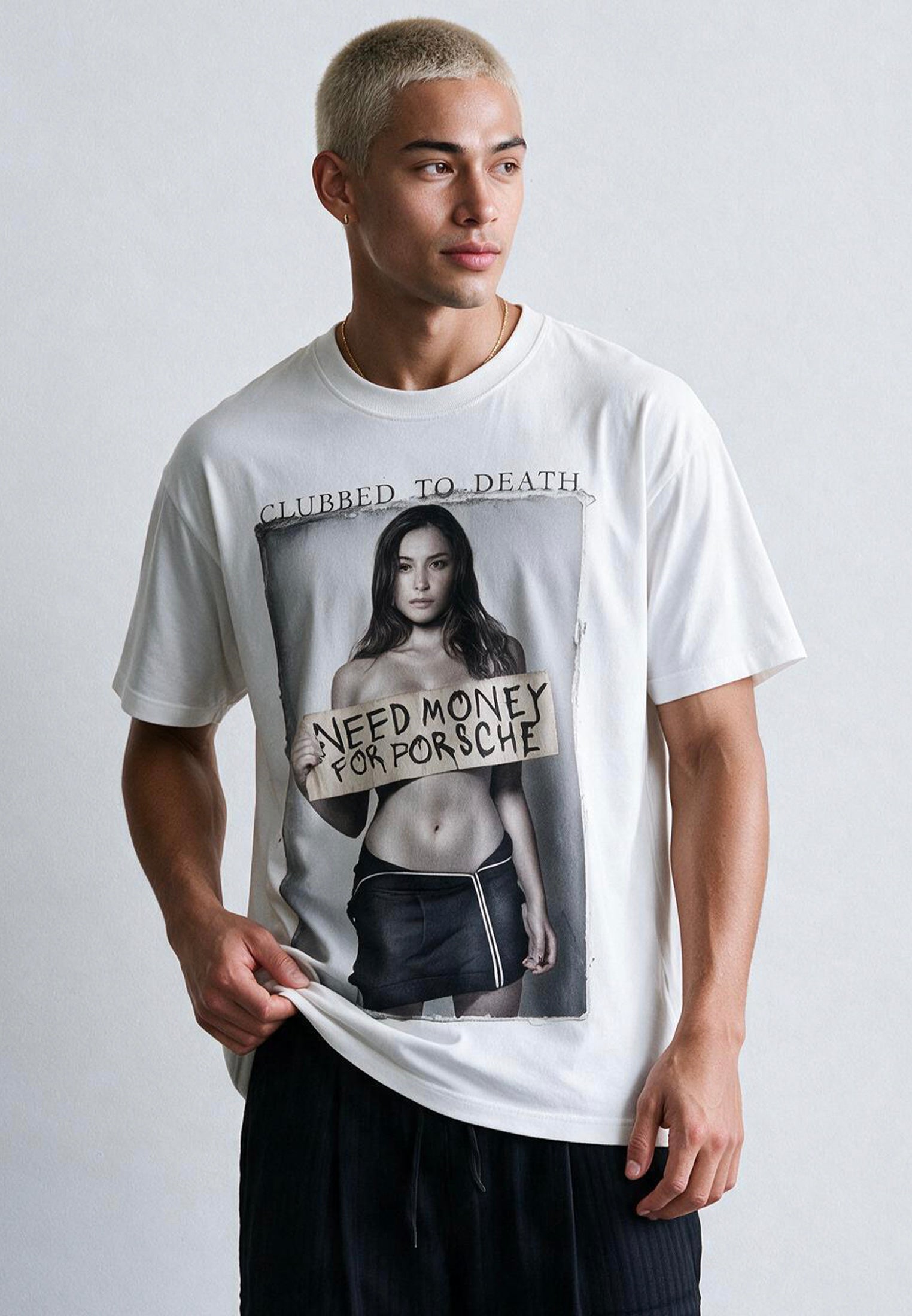 NEED MONEY T-SHIRT WHITE