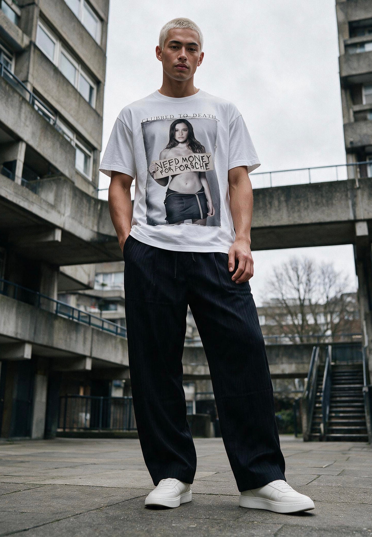 NEED MONEY T-SHIRT WHITE