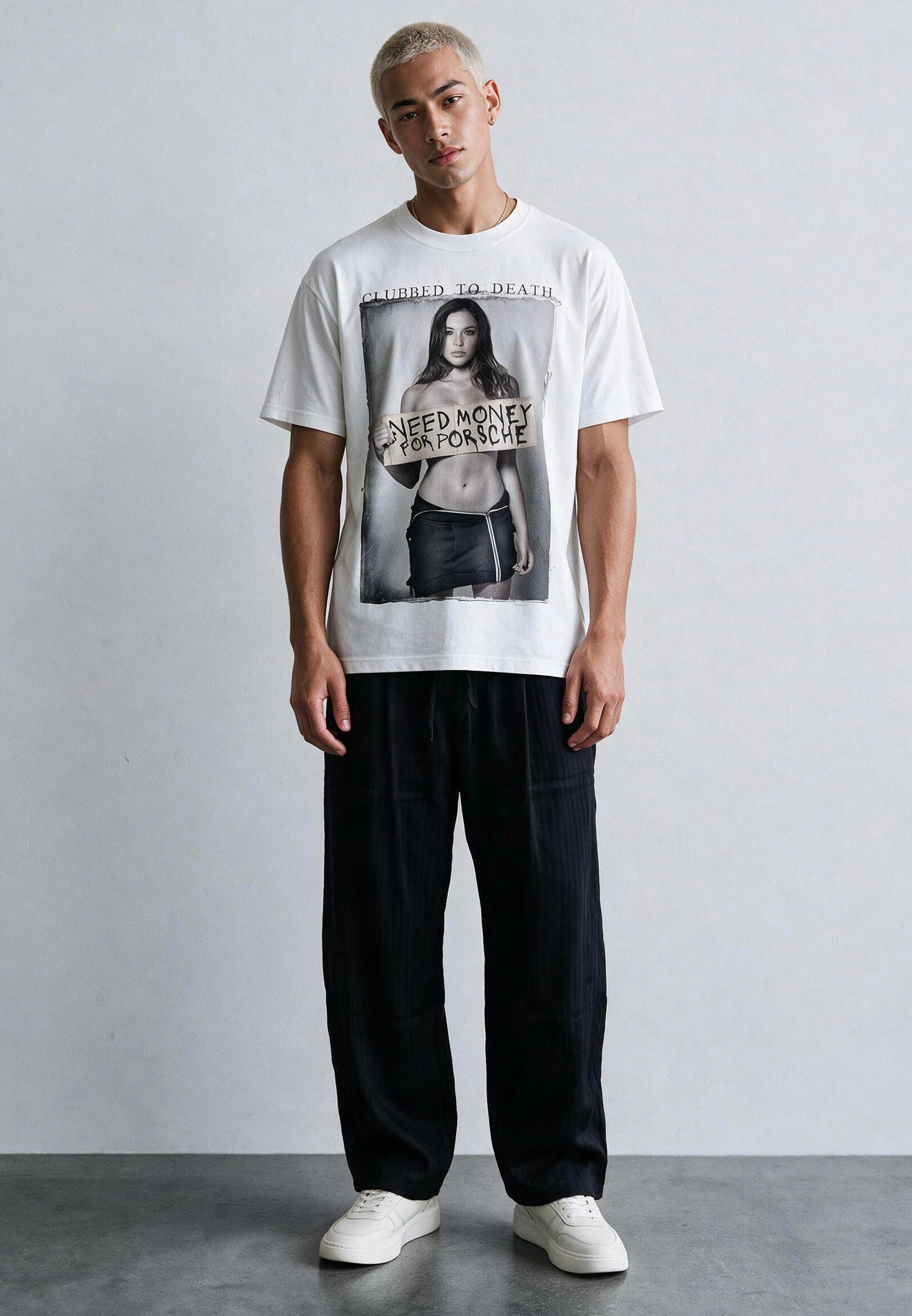 NEED MONEY T-SHIRT WHITE