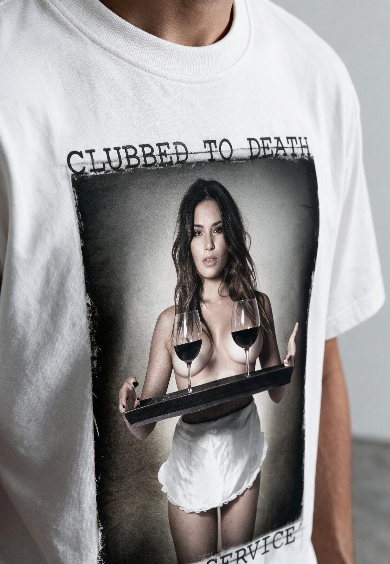ROOM SERVICE T-SHIRT WHITE