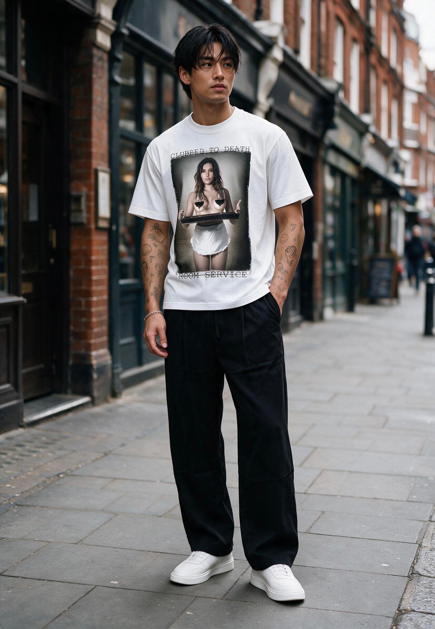 ROOM SERVICE T-SHIRT WHITE