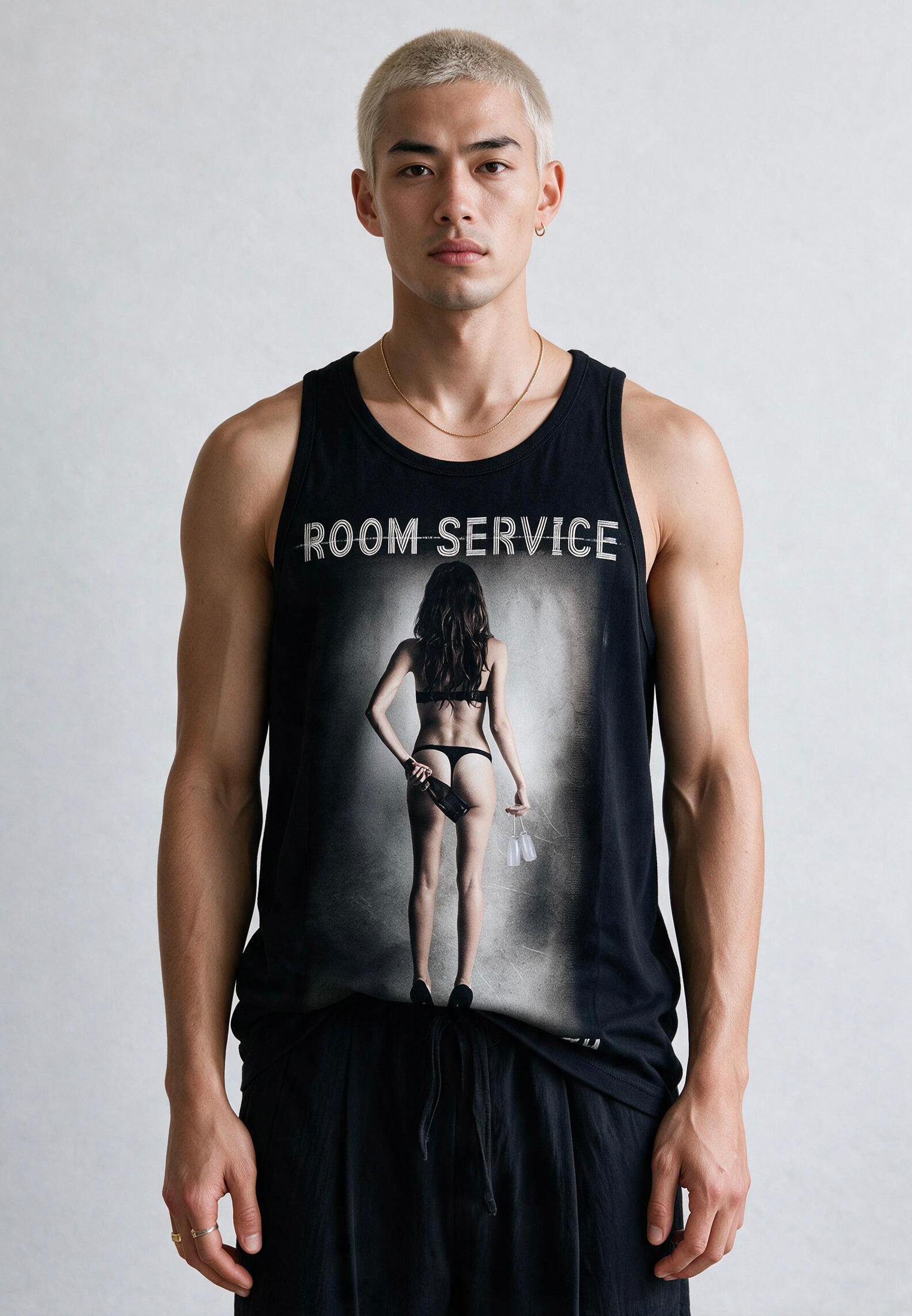 CHAMPAGNE SERVICE VEST JET BLACK