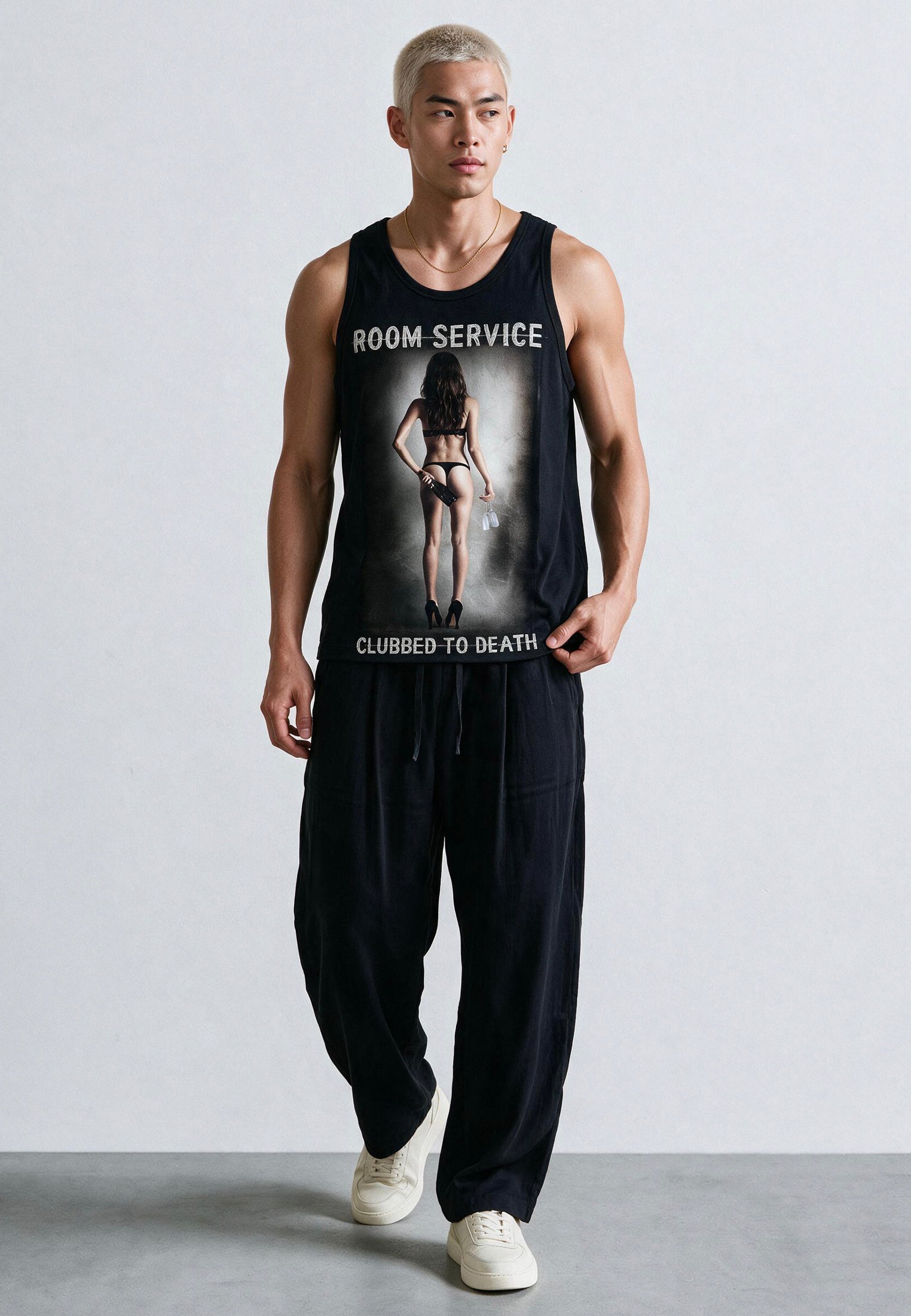 CHAMPAGNE SERVICE VEST JET BLACK
