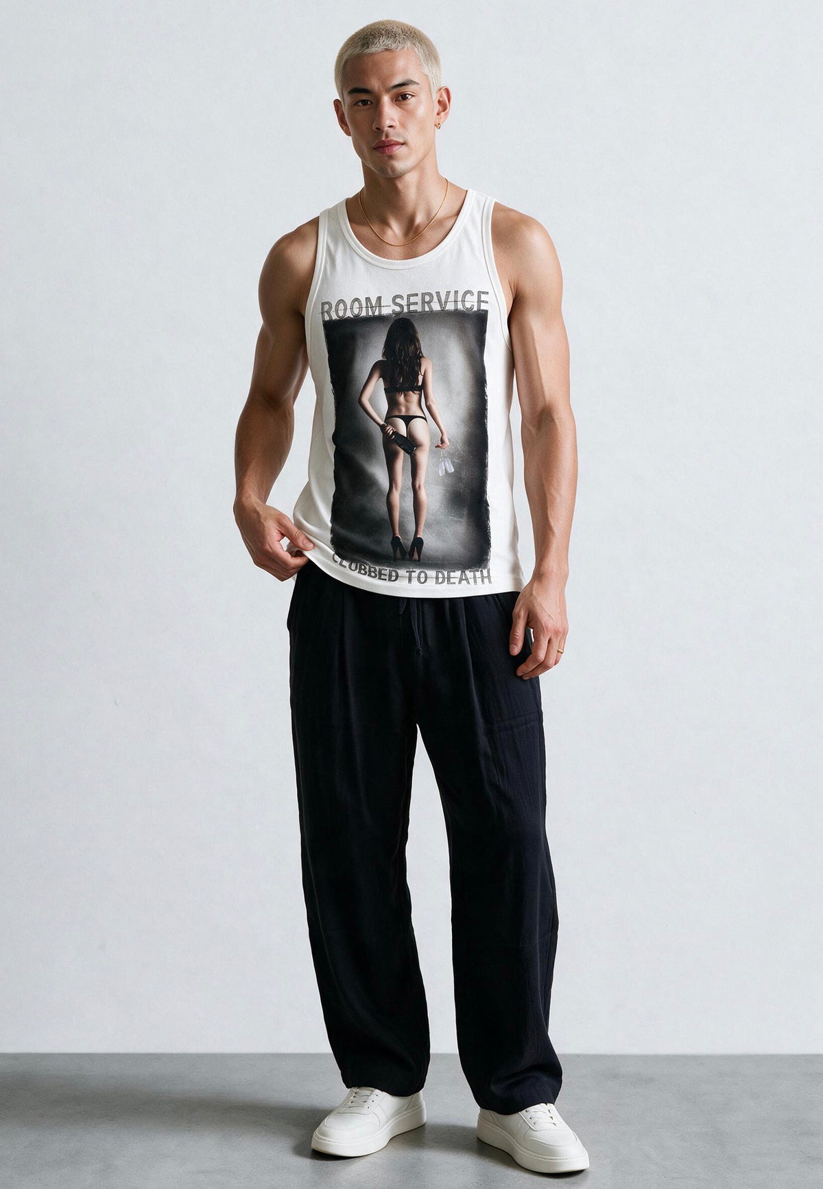CHAMPAGNE SERVICE VEST WHITE