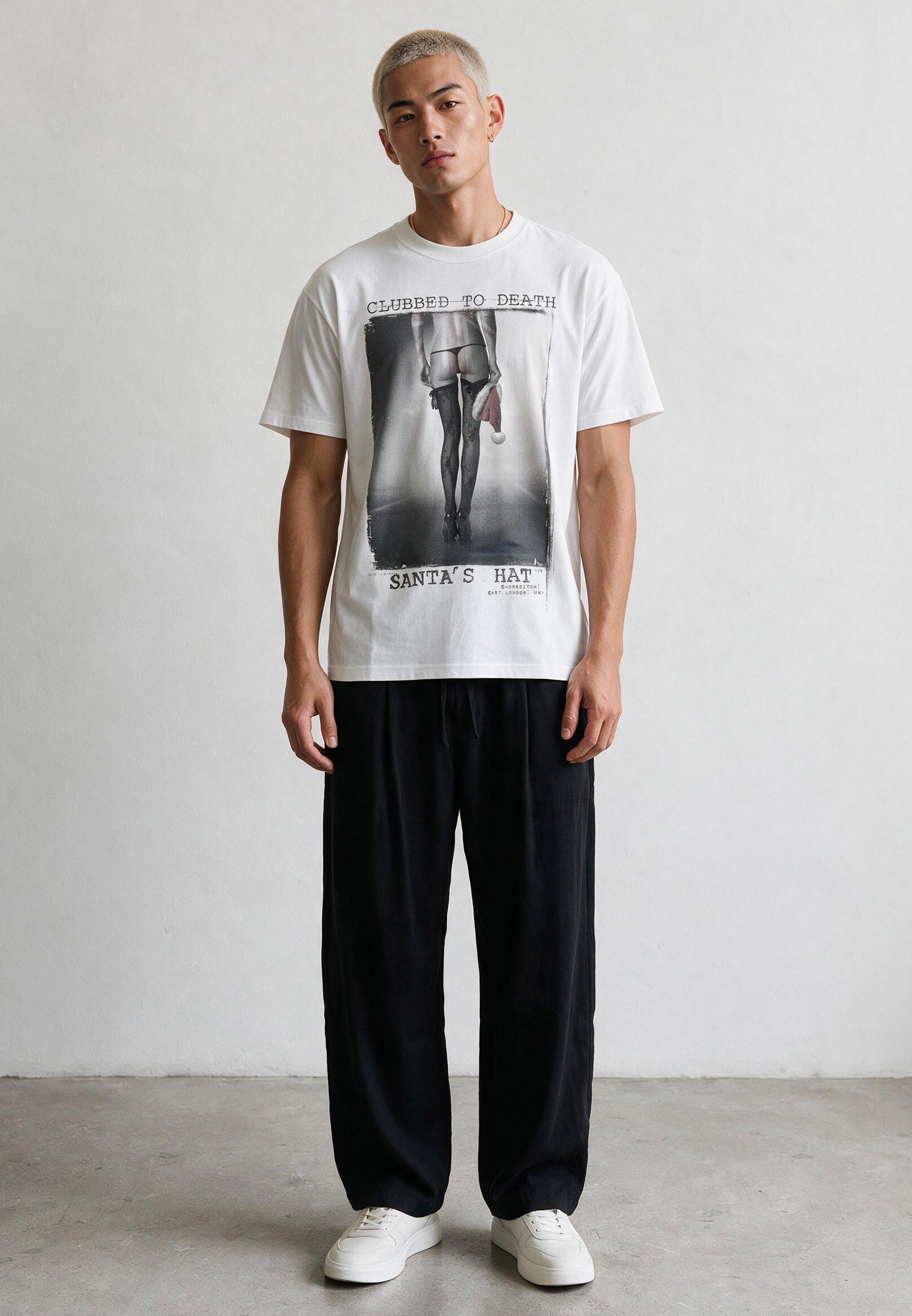 SANTA'S HAT T-SHIRT WHITE
