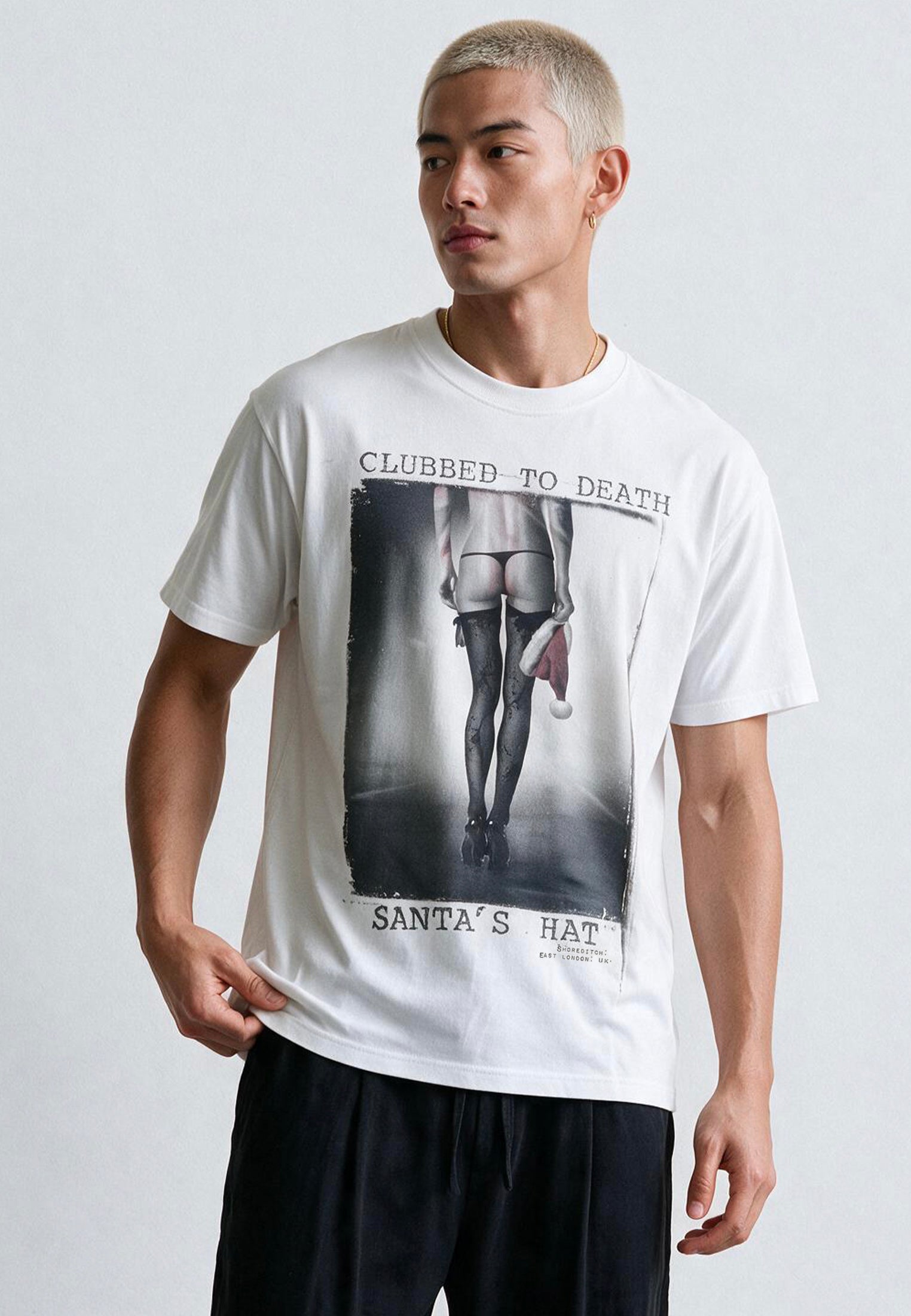 SANTA'S HAT T-SHIRT WHITE