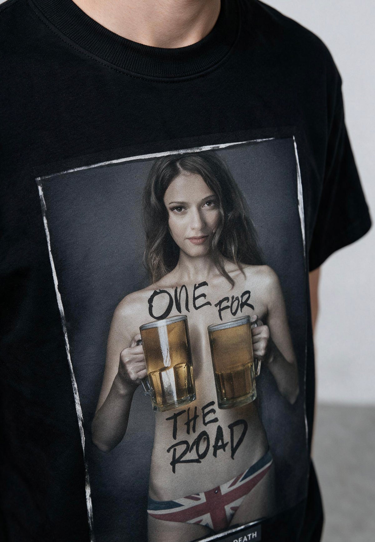 ONE FOR THE ROAD T-SHIRT JET BLACK