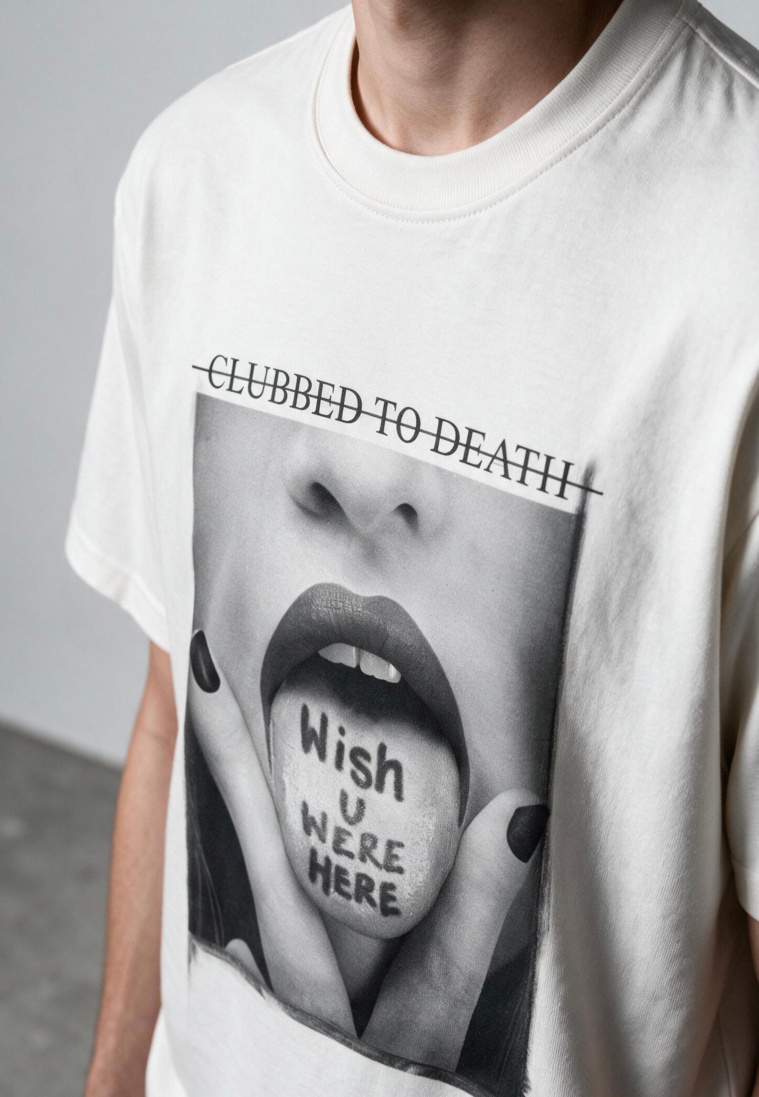 WISH YOU WERE HERE T-SHIRT WHITE