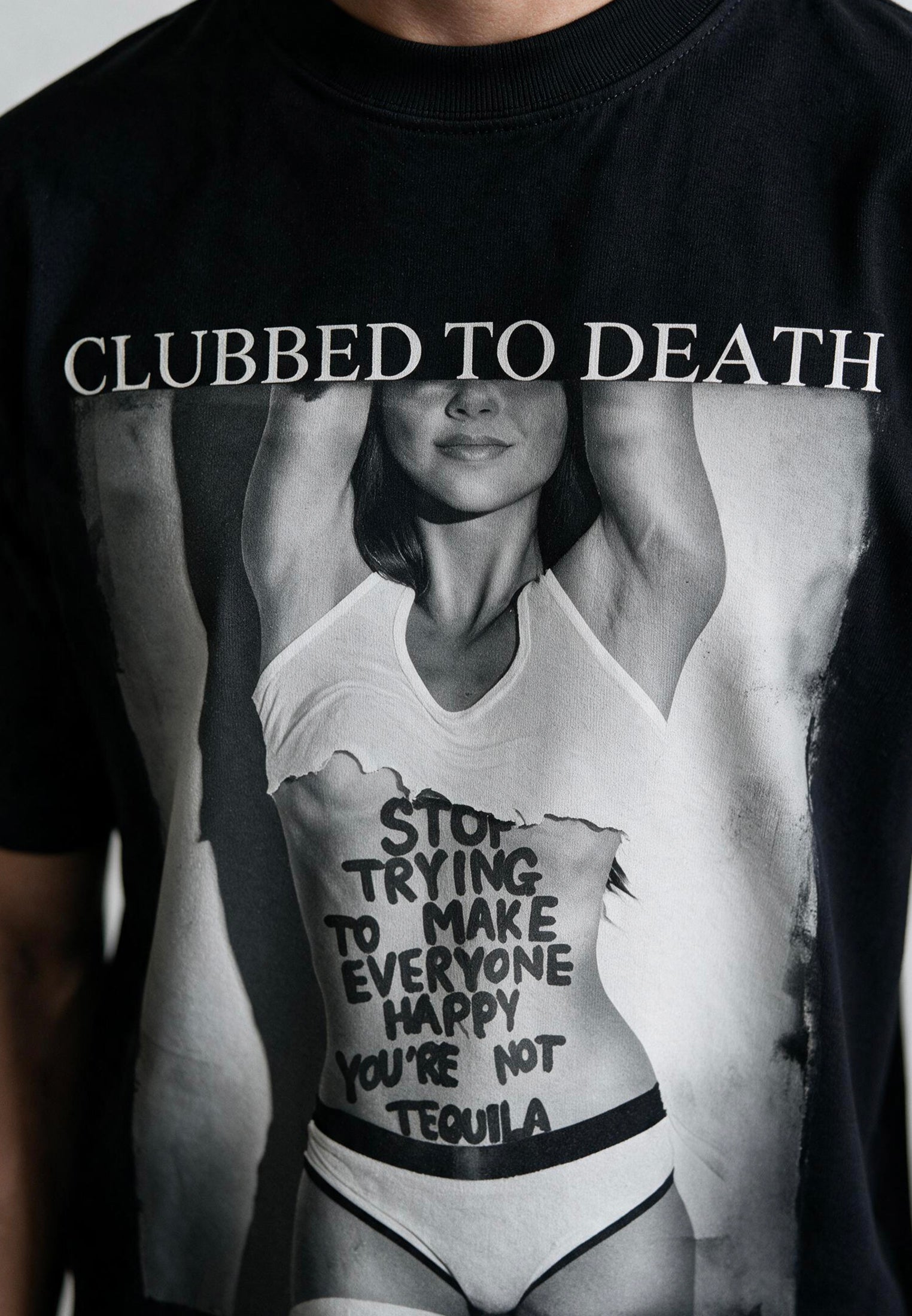 YOU'RE NOT TEQUILA T-SHIRT JET BLACK