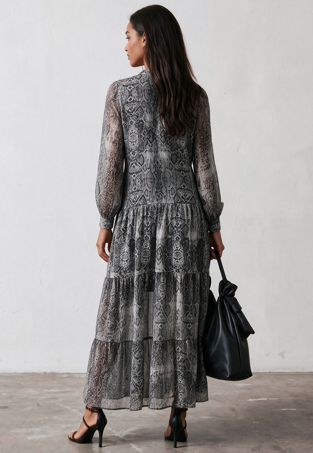 CALA MAXI DRESS SNAKE PRINT
