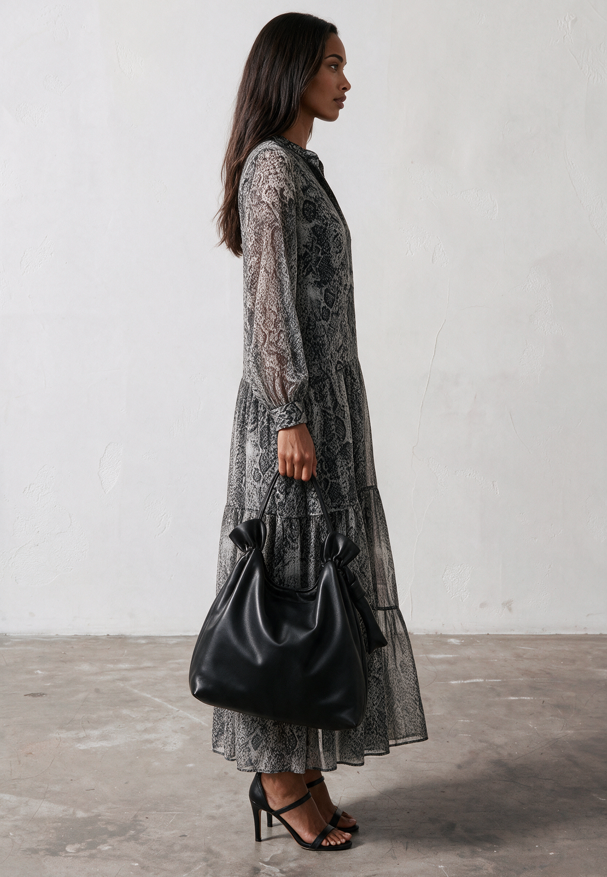 CALA MAXI DRESS SNAKE PRINT