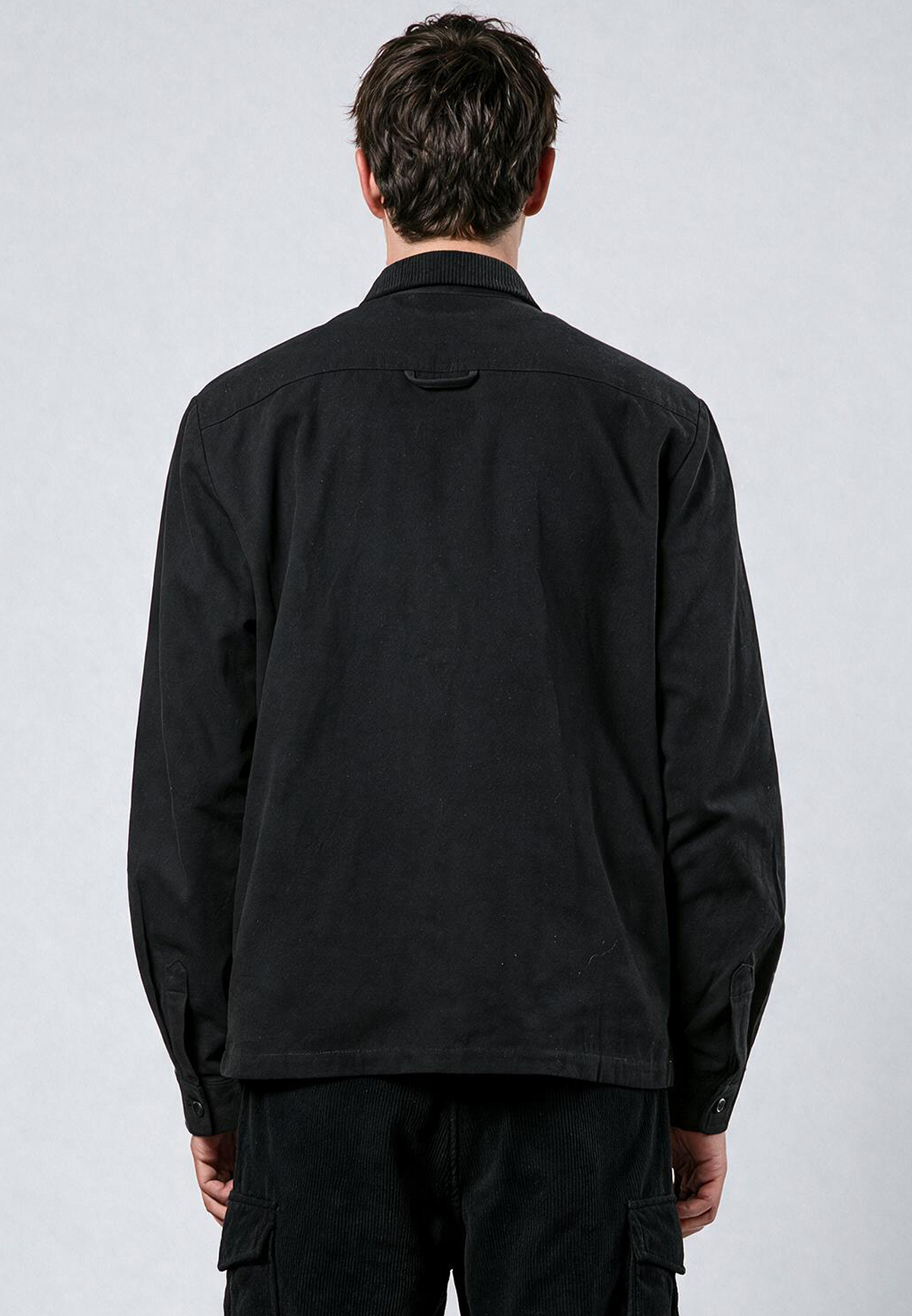 CLIP OVER SHIRT BLACK