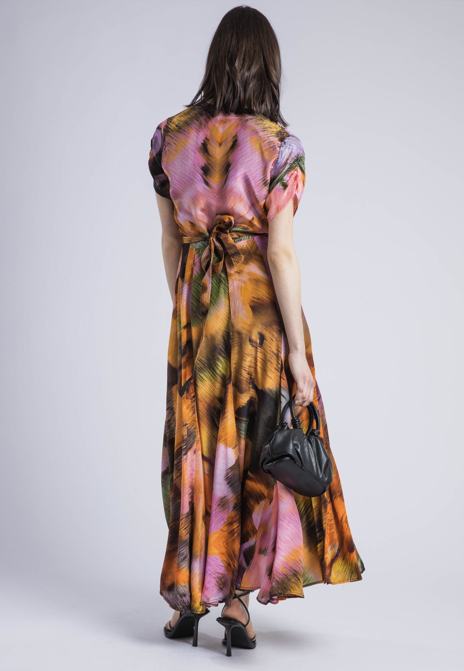 CREST MAXI DRESS OBSCURE ORANGE