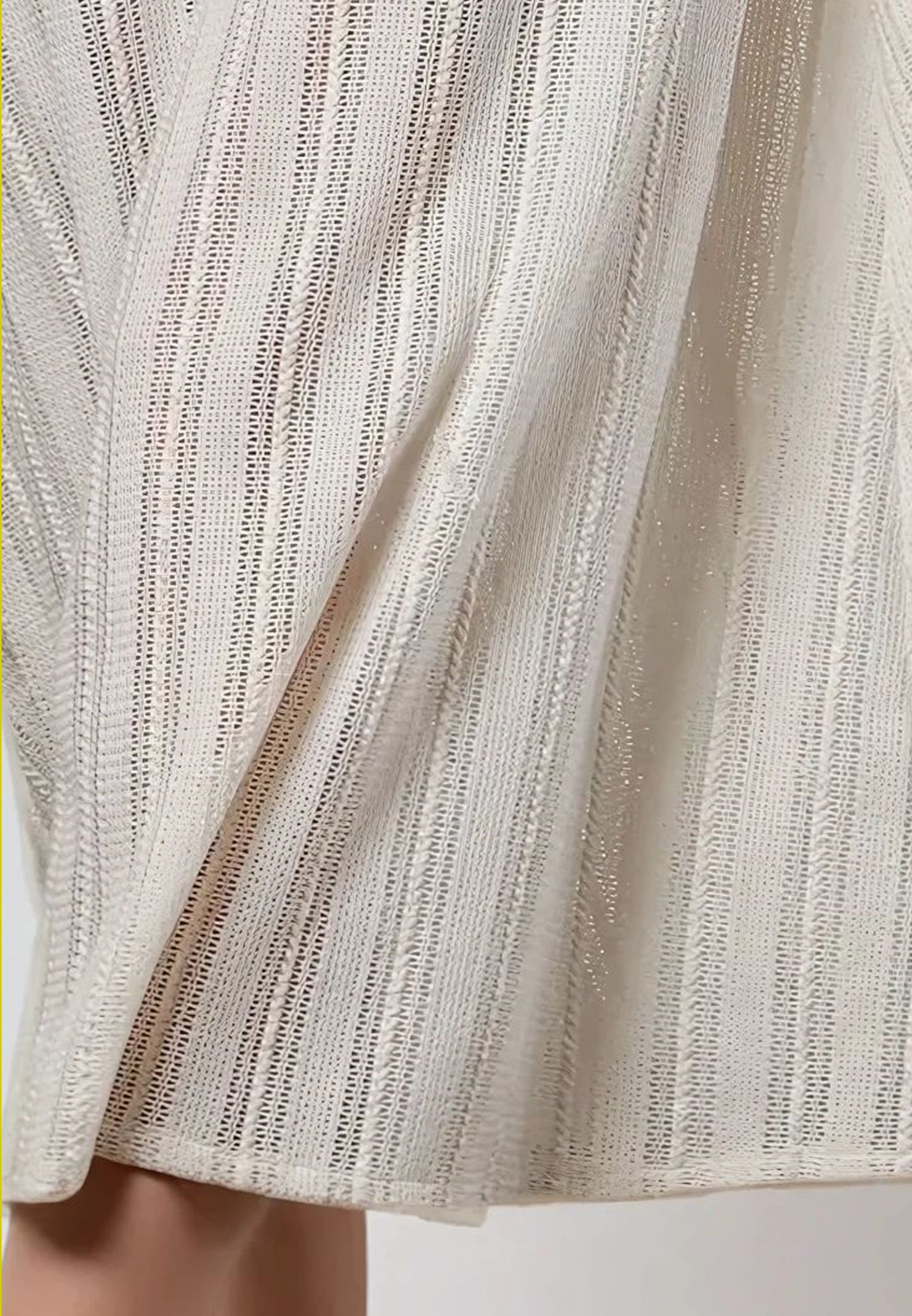 CRUSH DRESS WHITE