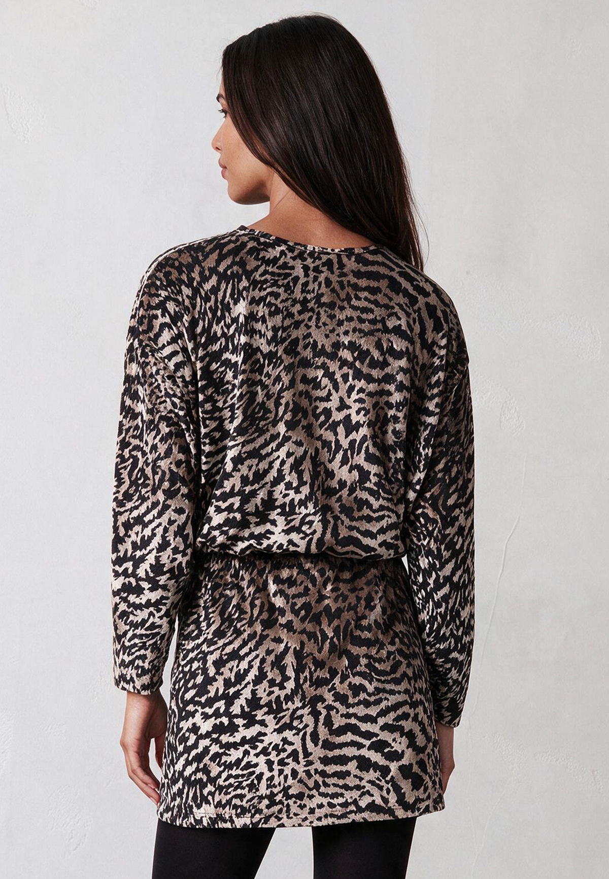 EMMY DRESS VELVET ANIMAL