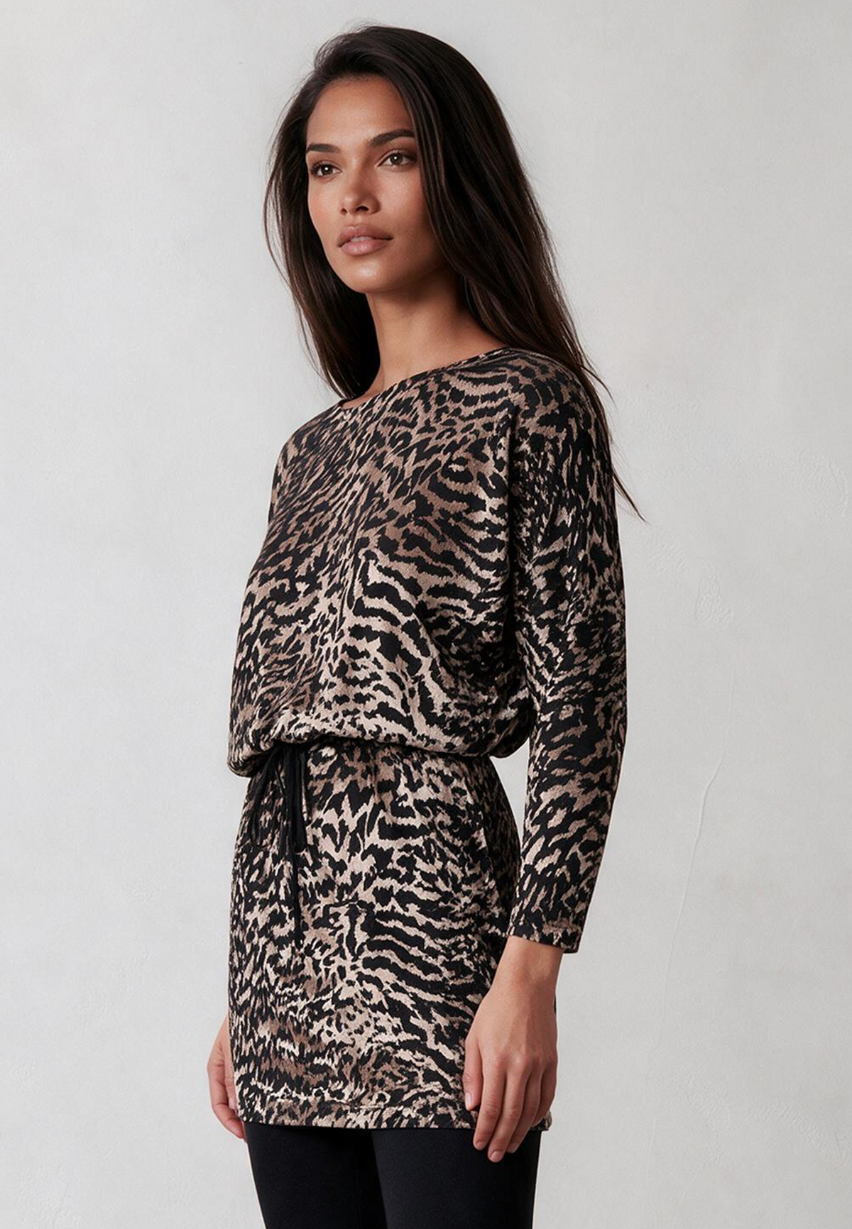 EMMY DRESS VELVET ANIMAL