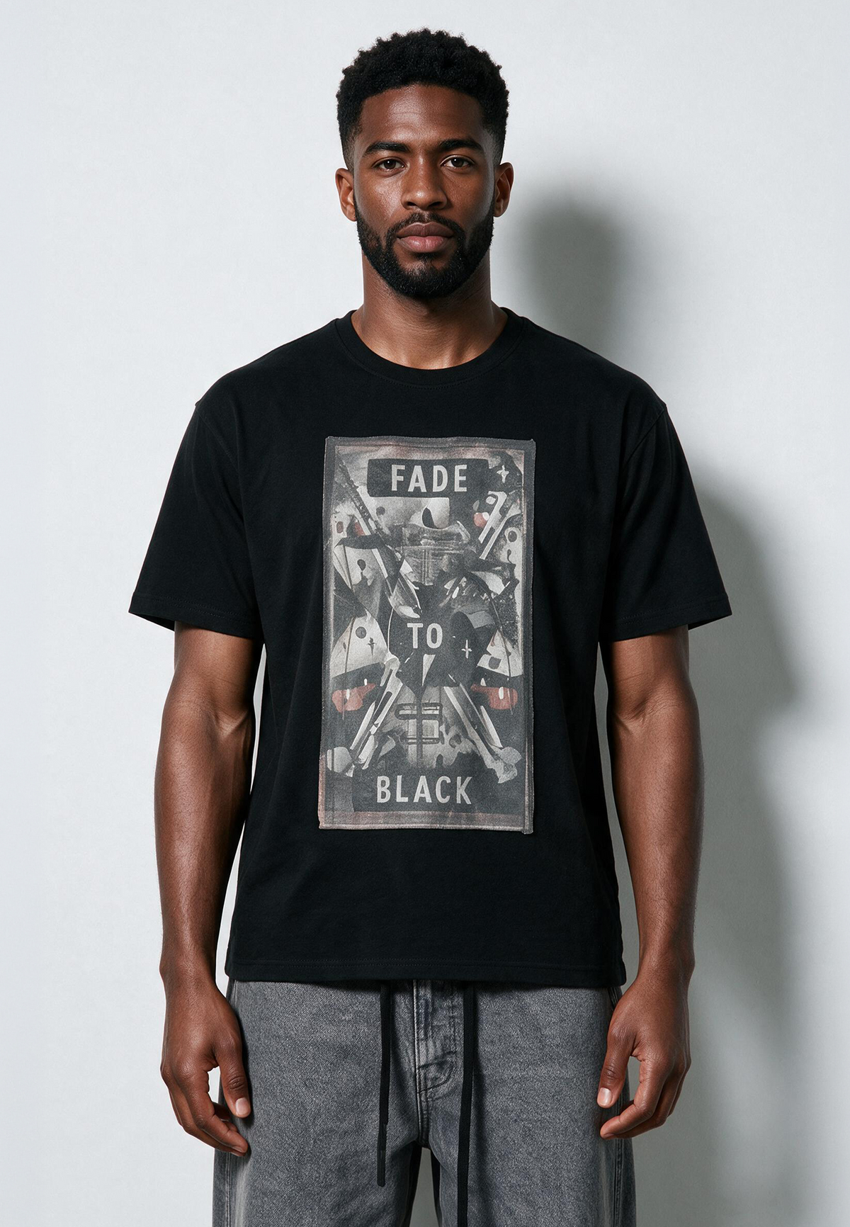 FADE TO BLACK T-SHIRT BLACK