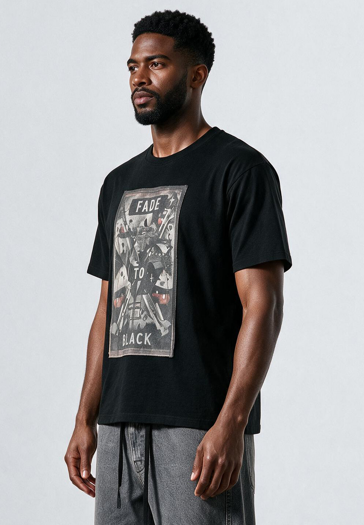 FADE TO BLACK T-SHIRT BLACK