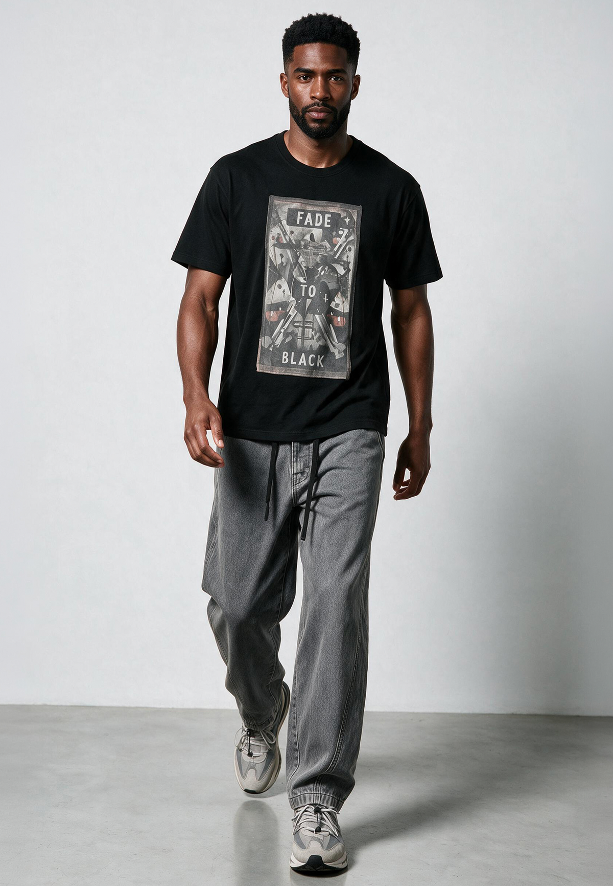 FADE TO BLACK T-SHIRT BLACK