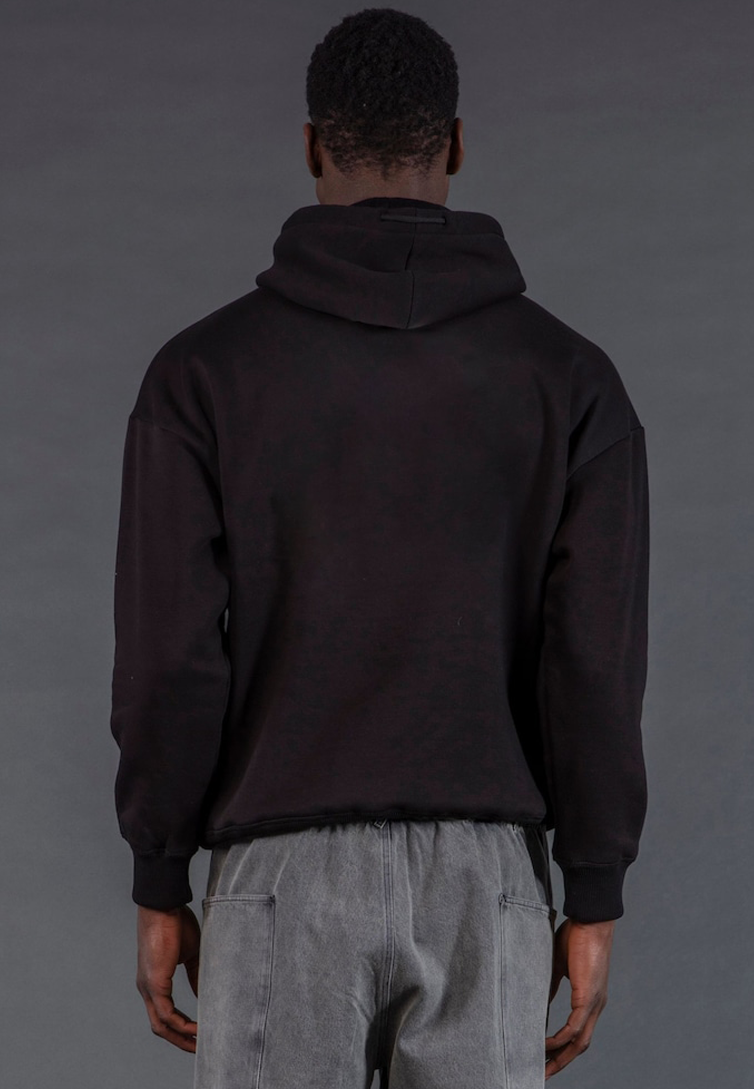 RELIGION FOOTBALL HOODY BLACK
