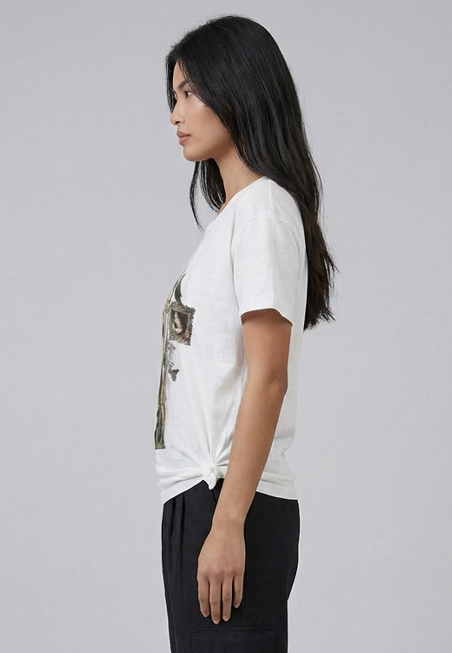 FRAME CROSS T-SHIRT WHITE