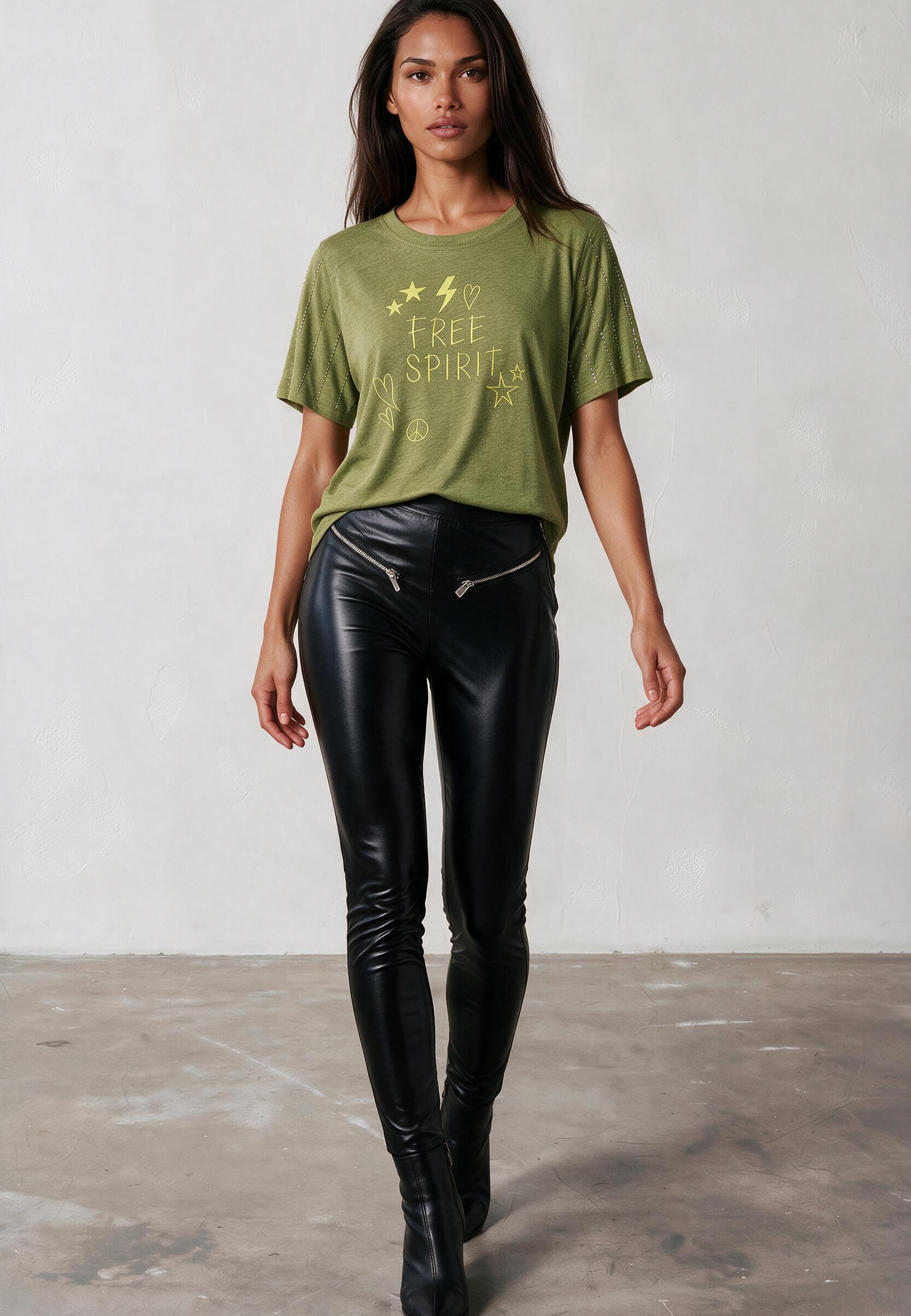 FREE T-SHIRT GRENOBLE GREEN
