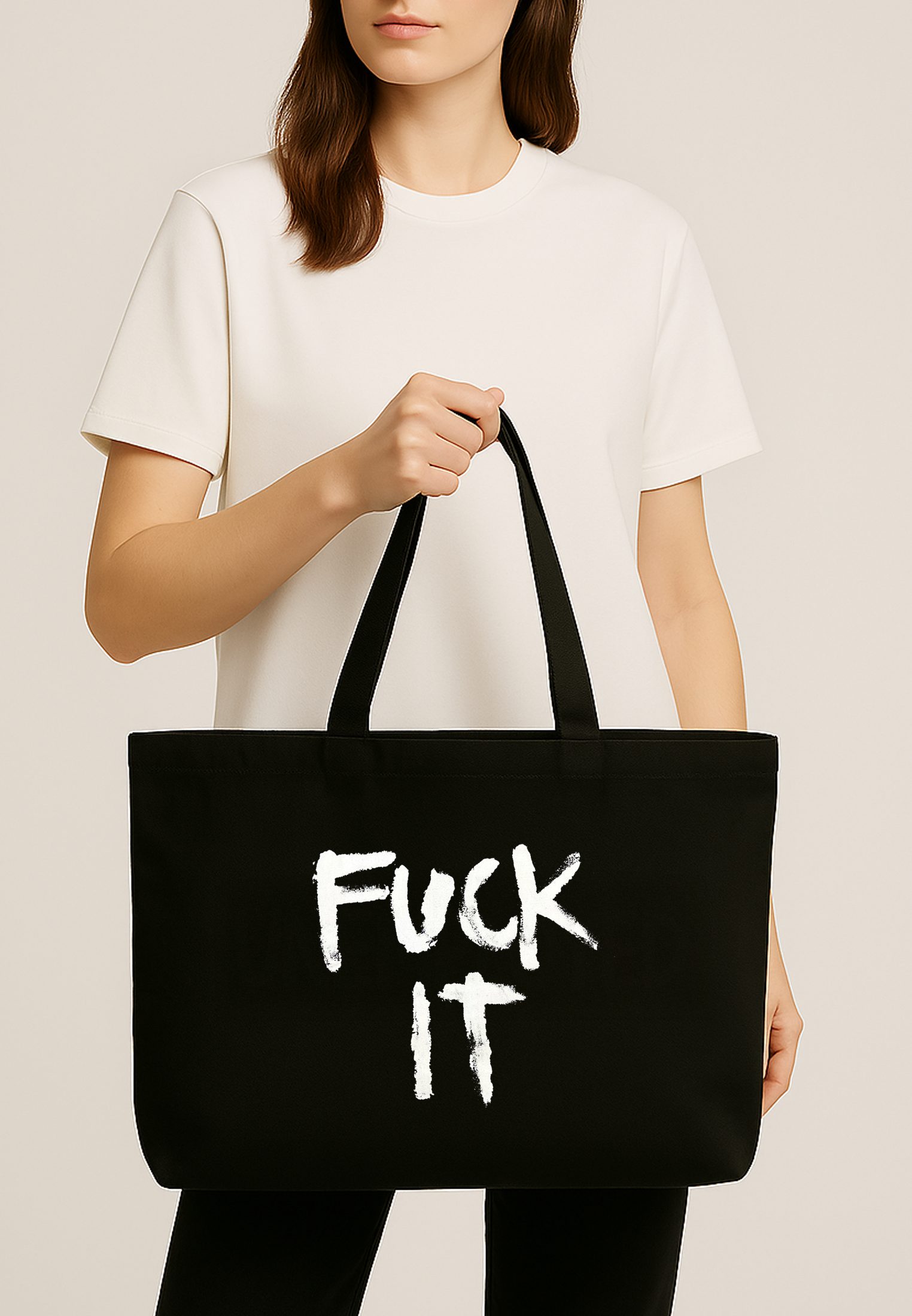 FUCK IT BAG JET BLACK