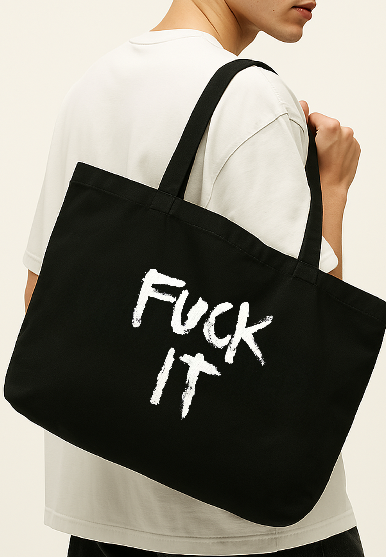 FUCK IT BAG JET BLACK