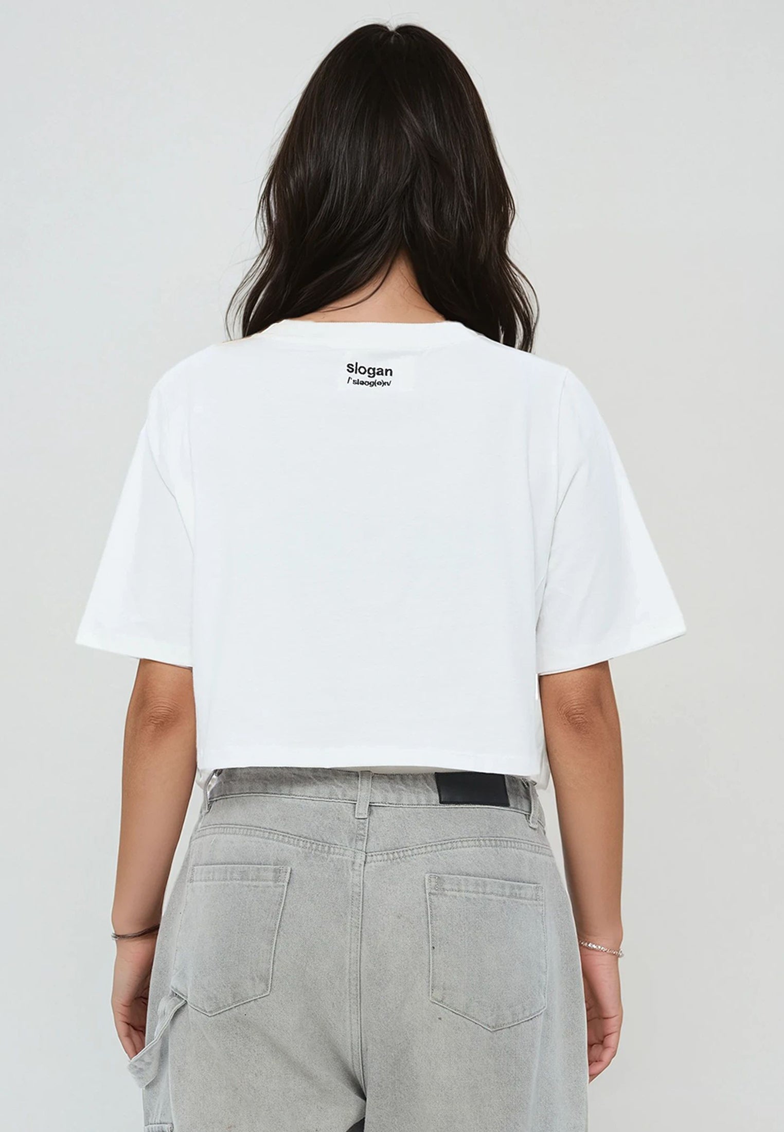 FUCK IT CROP TOP WHITE