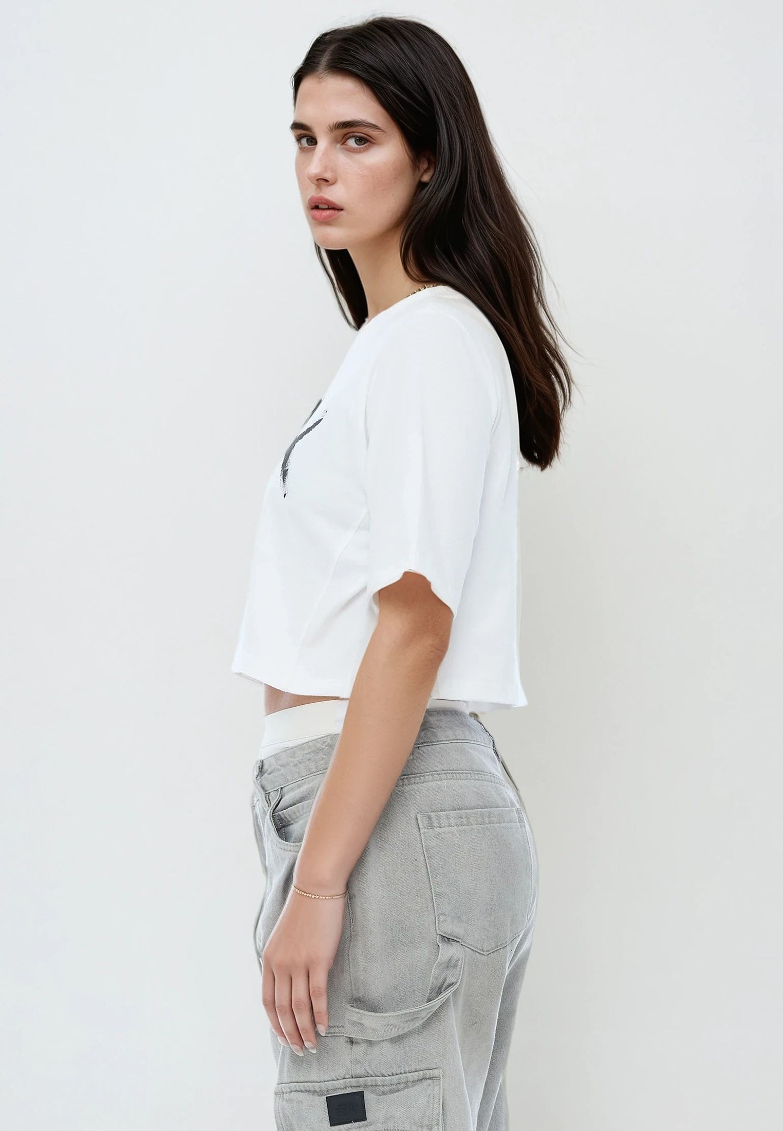 FUCK IT CROP TOP WHITE
