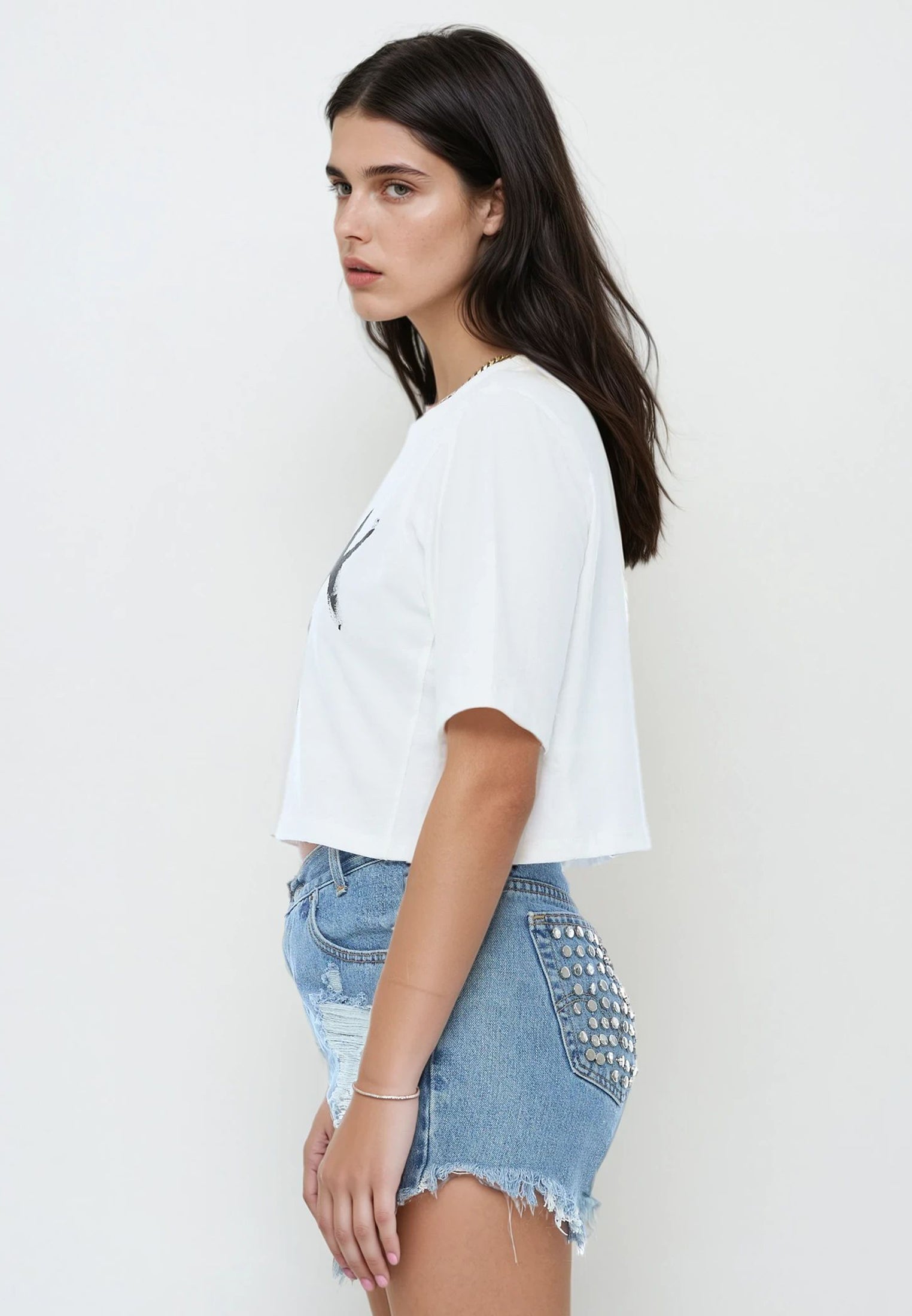 FUCK IT CROP TOP WHITE