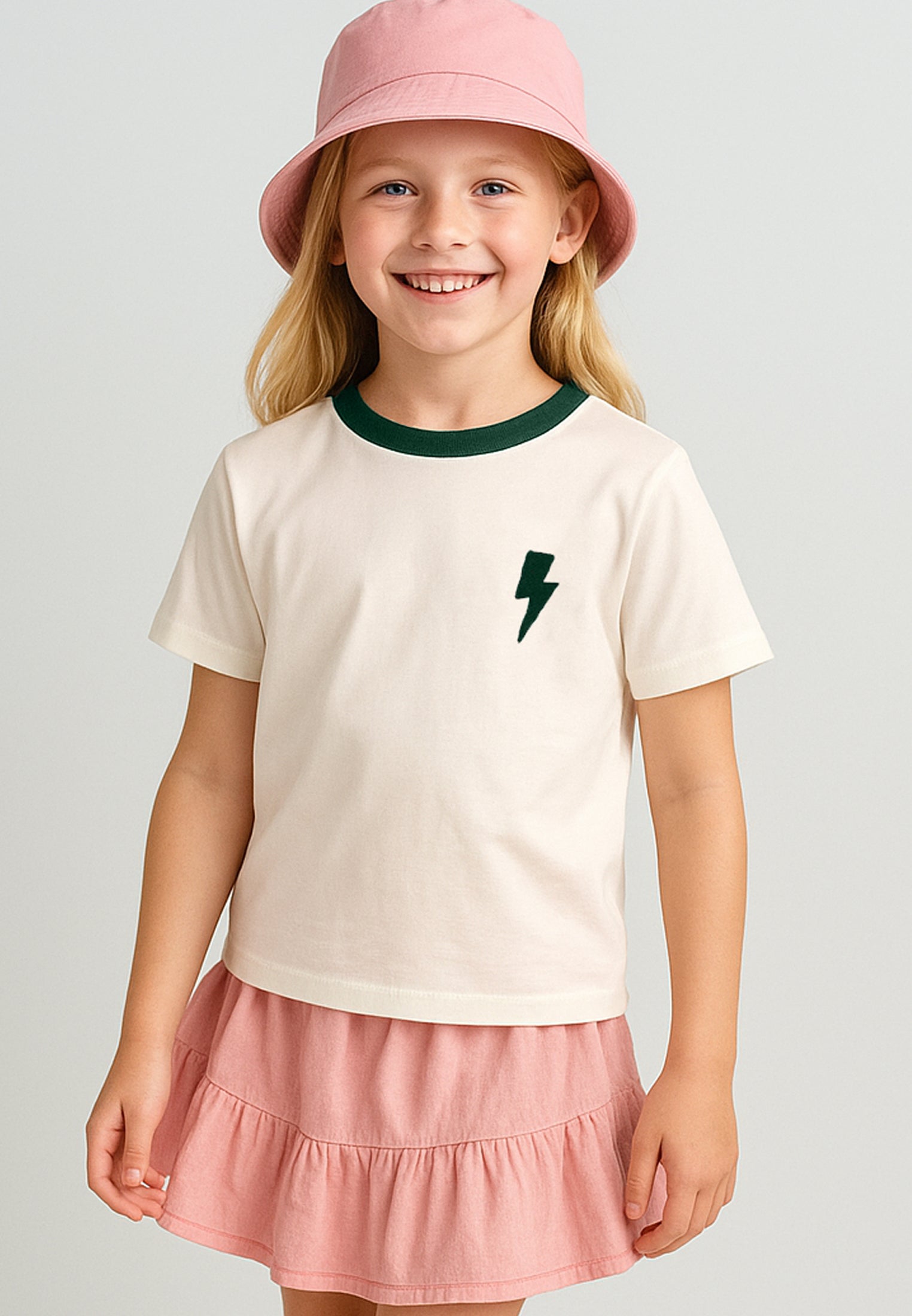 LIGHTNING BOLT T-SHIRT BOTTLE GREEN