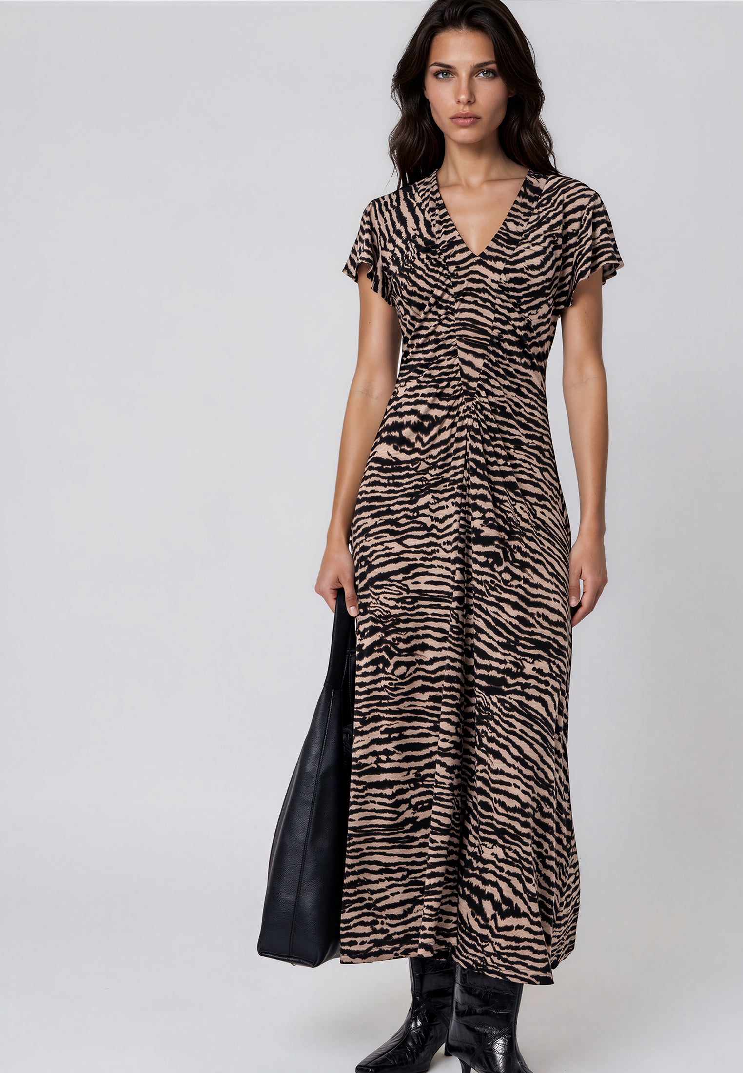 EDEN MAXI DRESS ZEBRA