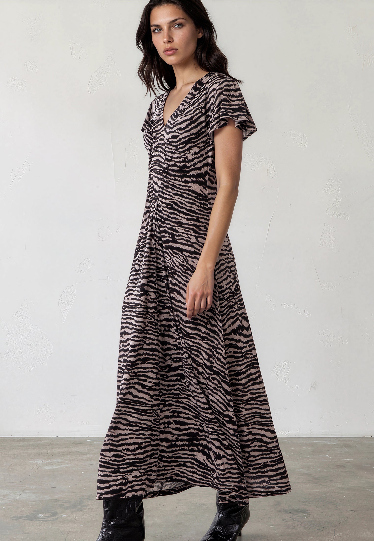 EDEN MAXI DRESS ZEBRA
