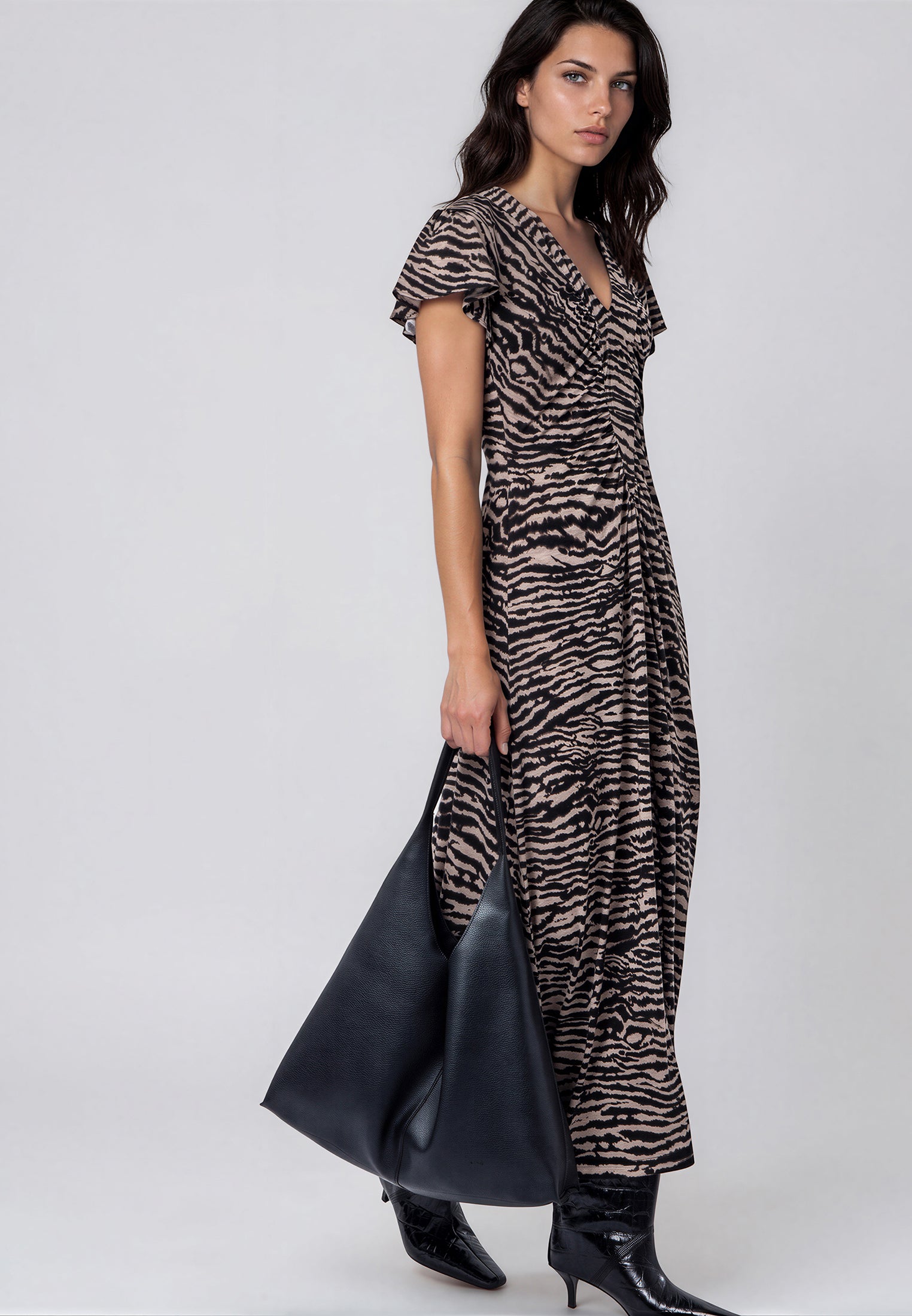 EDEN MAXI DRESS ZEBRA