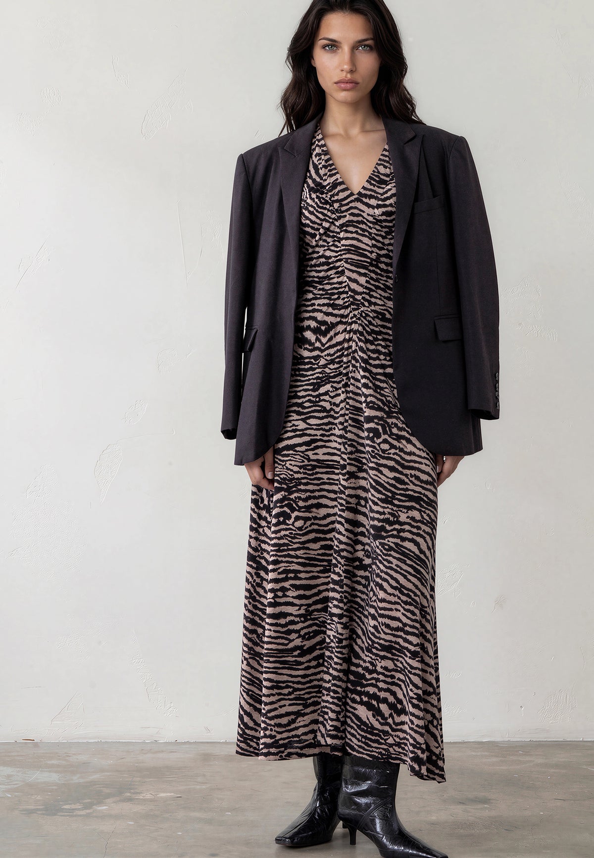 EDEN MAXI DRESS ZEBRA