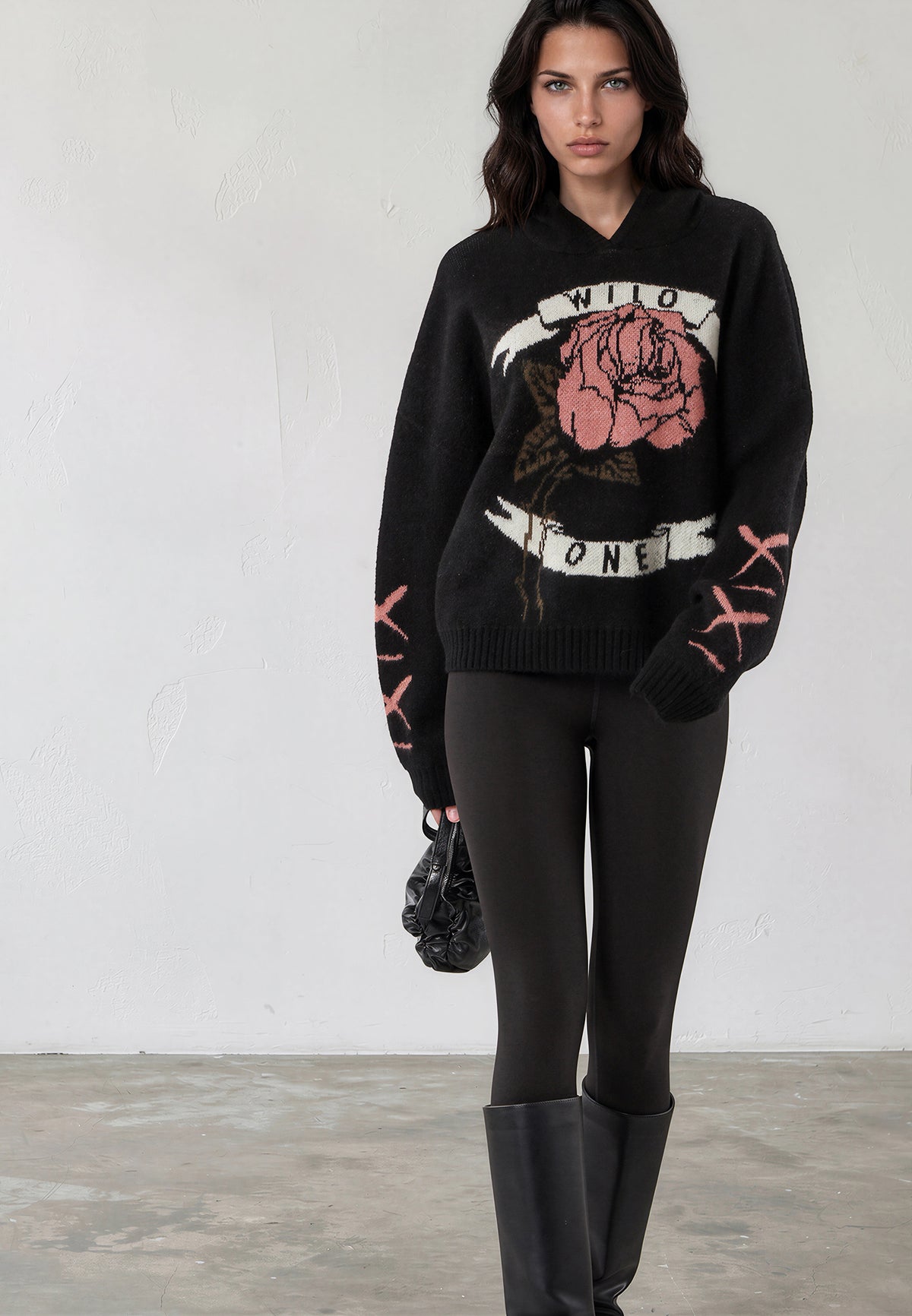 LAYLA HOODIE JET BLACK
