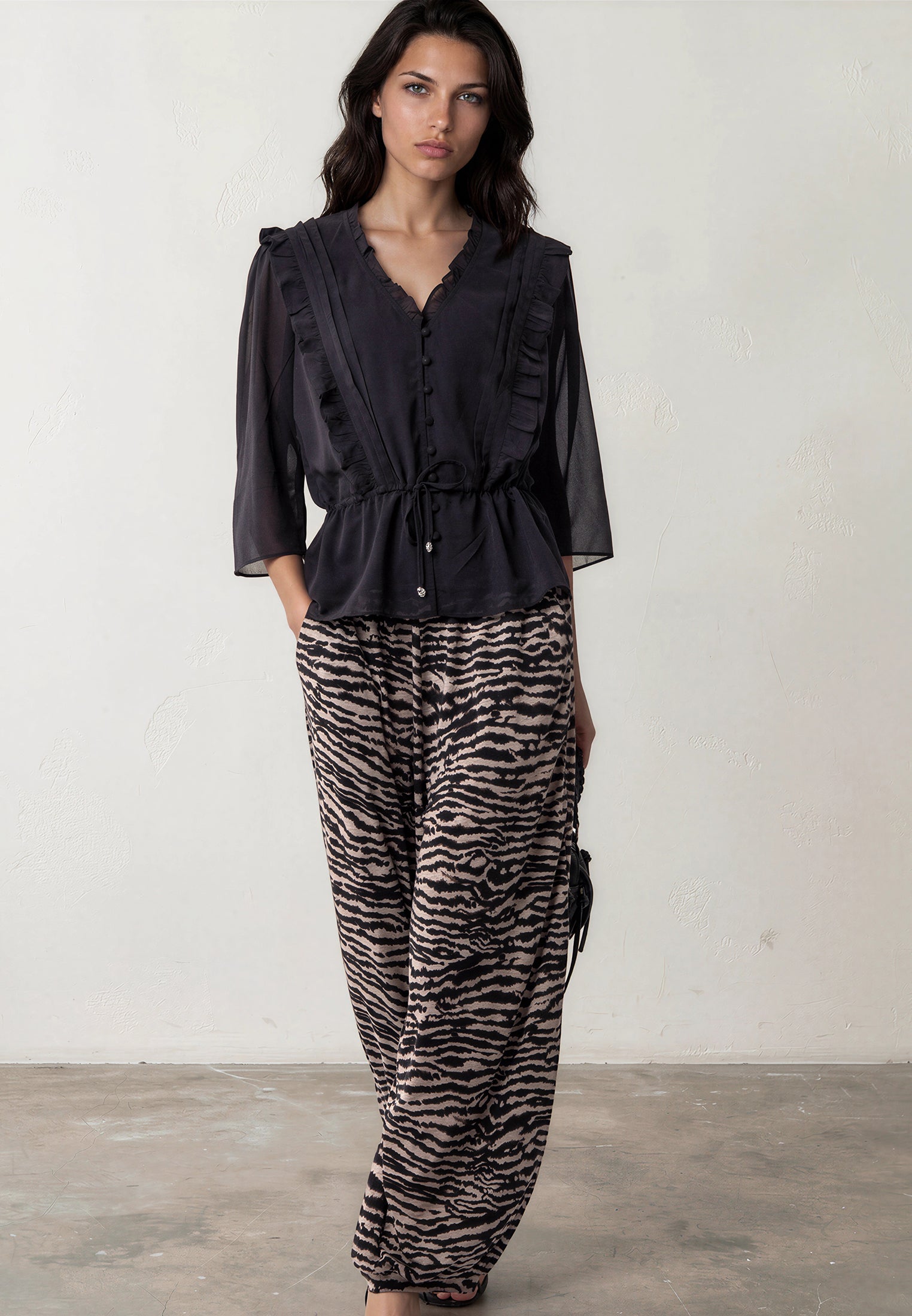 LYLA TROUSERS ZEBRA
