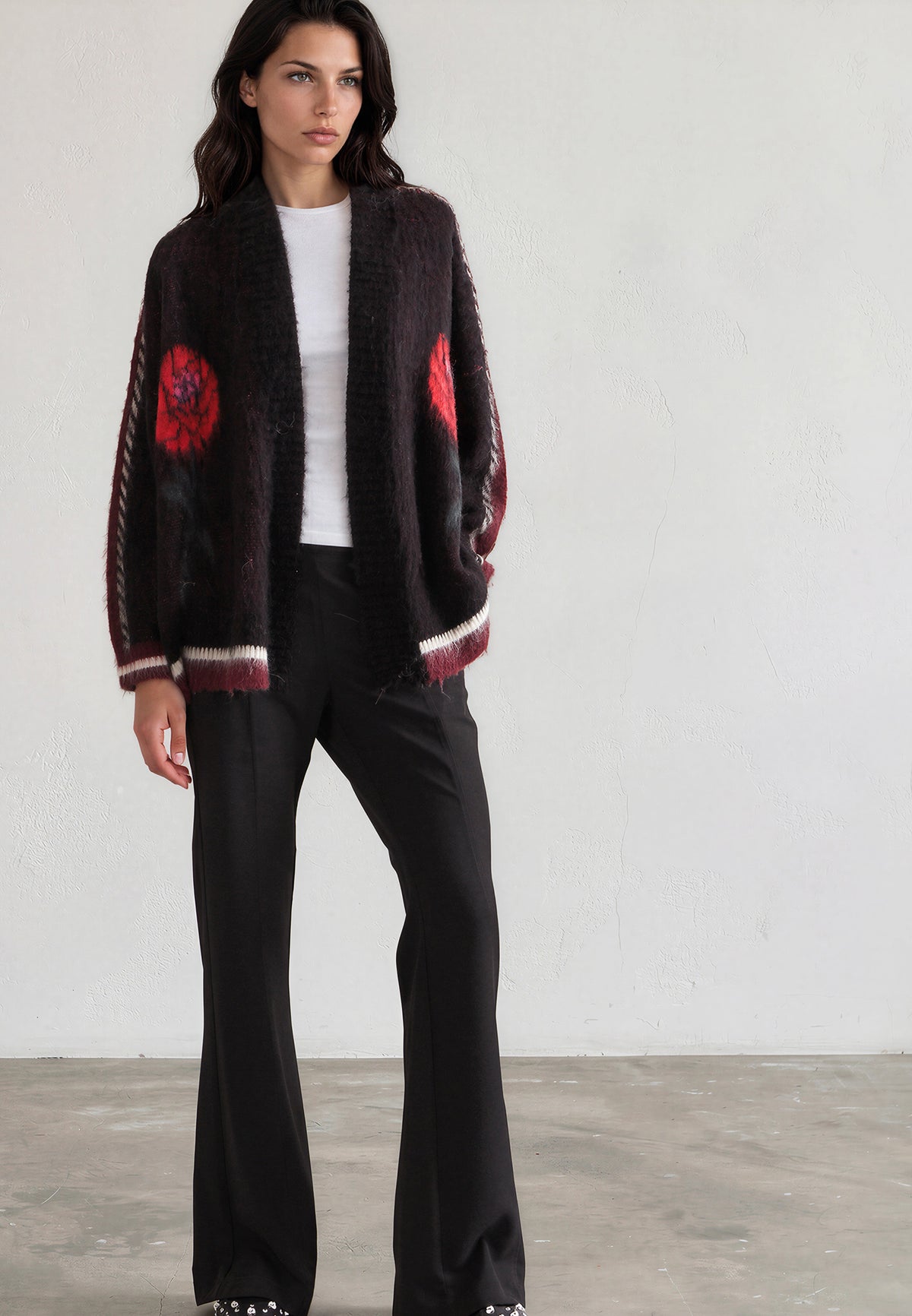 REBEL CARDIGAN JET BLACK