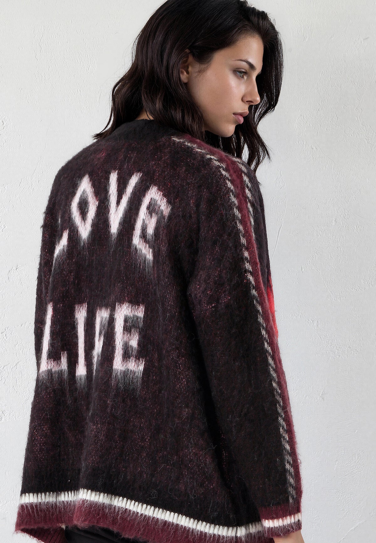 REBEL CARDIGAN JET BLACK