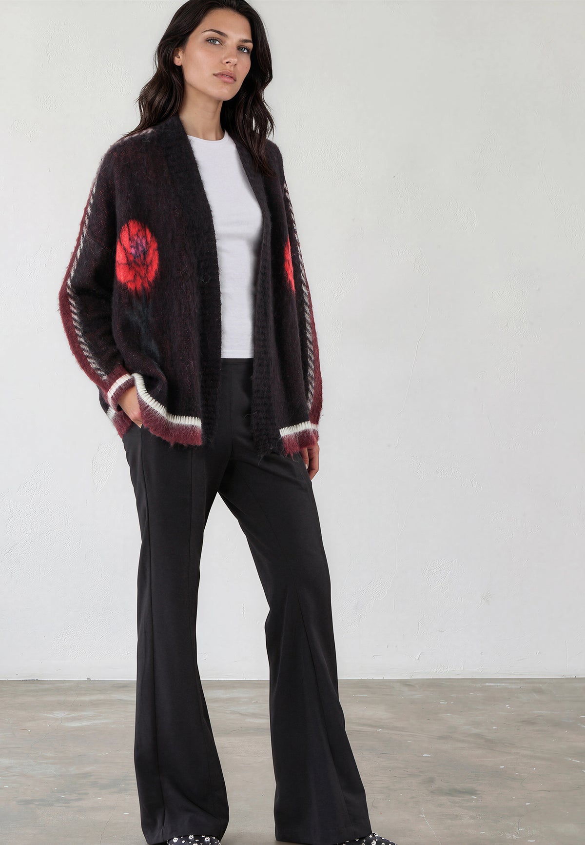 REBEL CARDIGAN JET BLACK