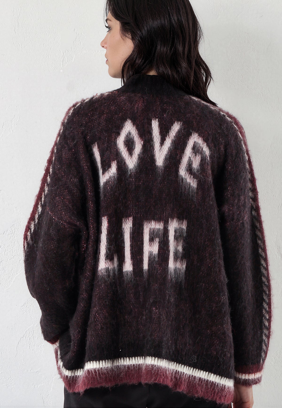 REBEL CARDIGAN JET BLACK
