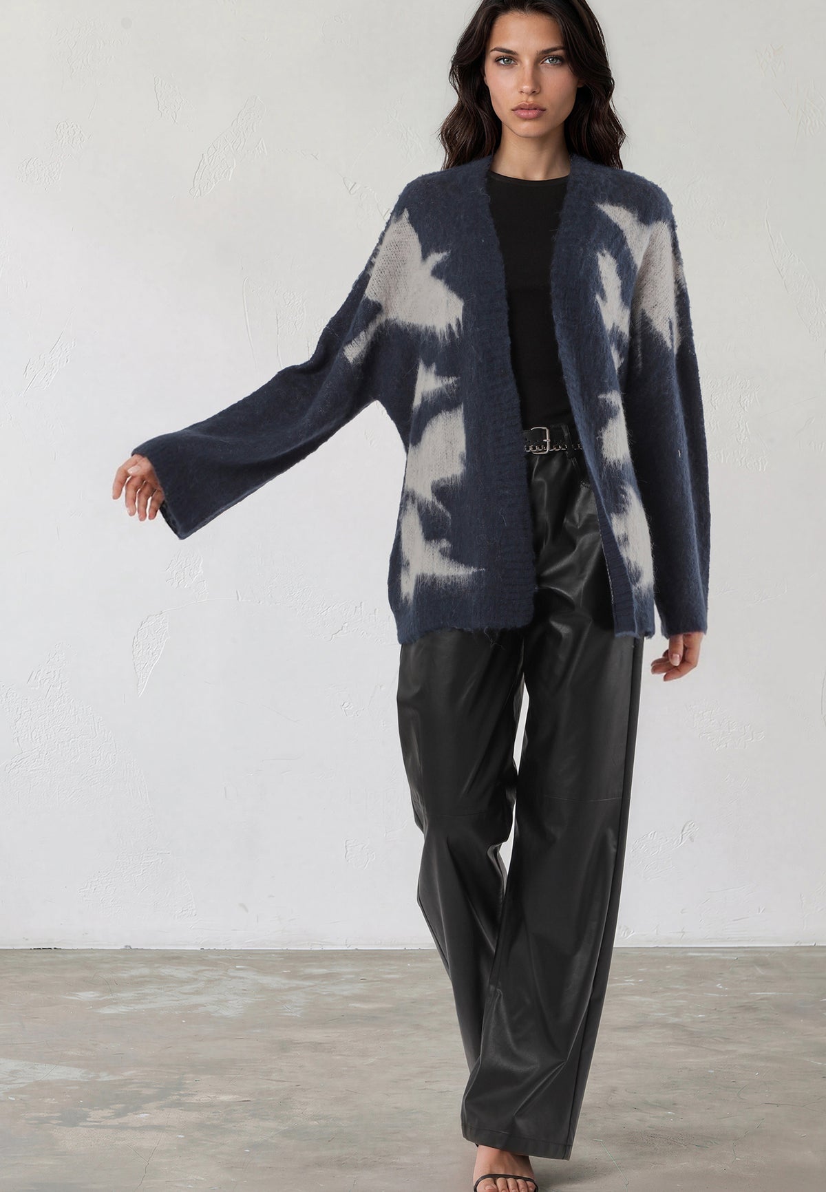 AVIATION CARDIGAN TEAL