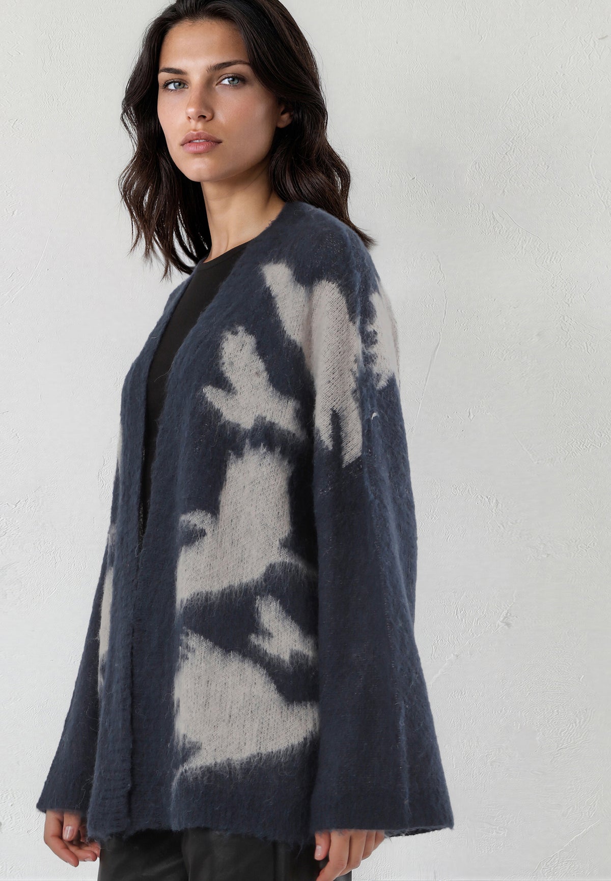 AVIATION CARDIGAN TEAL