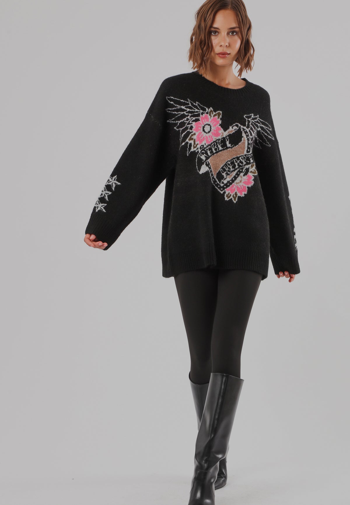 FOREVER JUMPER JET BLACK
