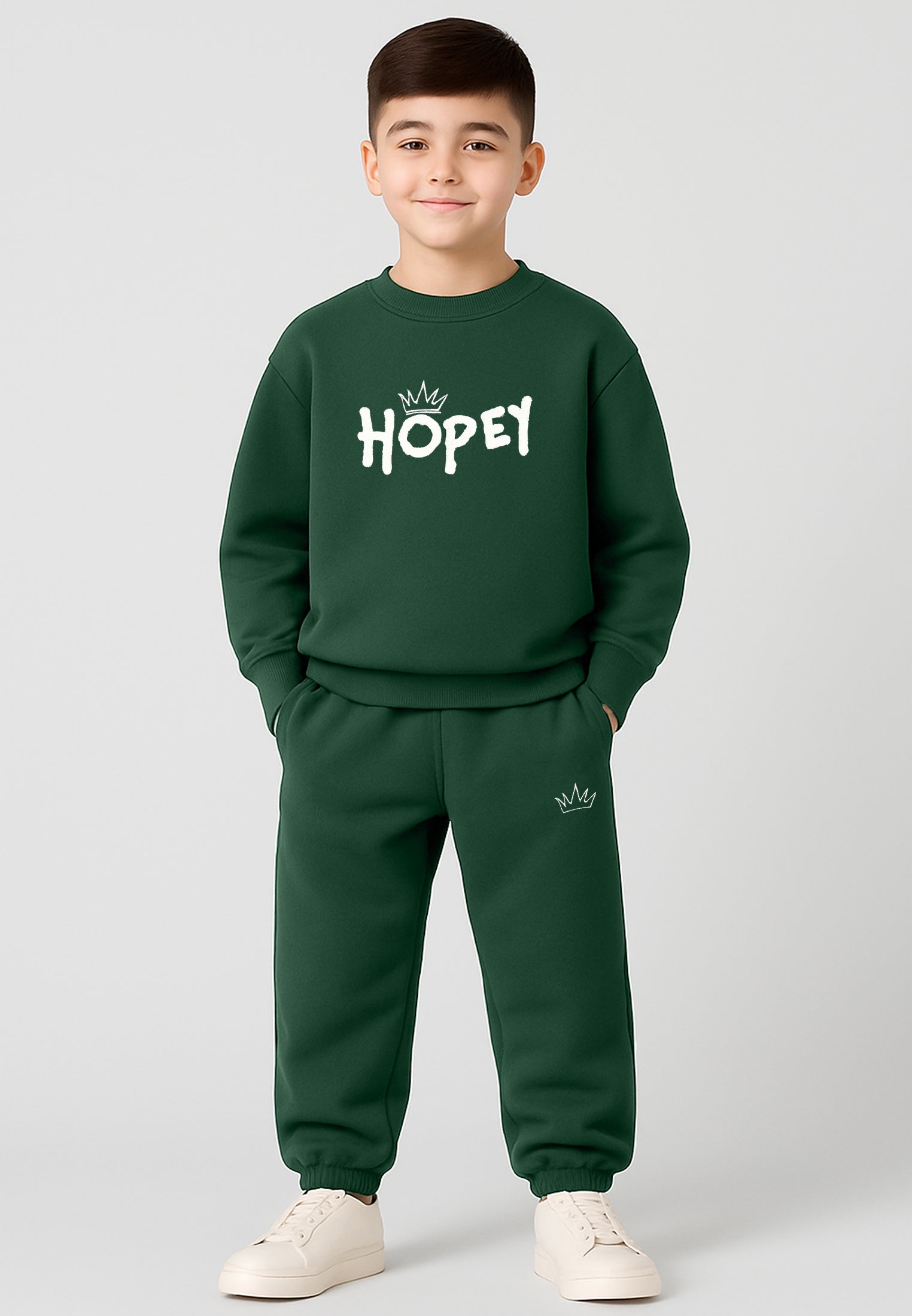 HOPEY BOYS OVERSIZED SWEAT GREEN