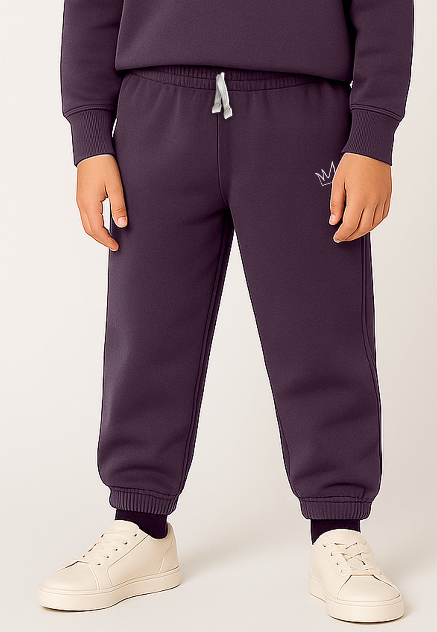 HOPEY BOYS DARTED SWEAT PANTS MAUVE