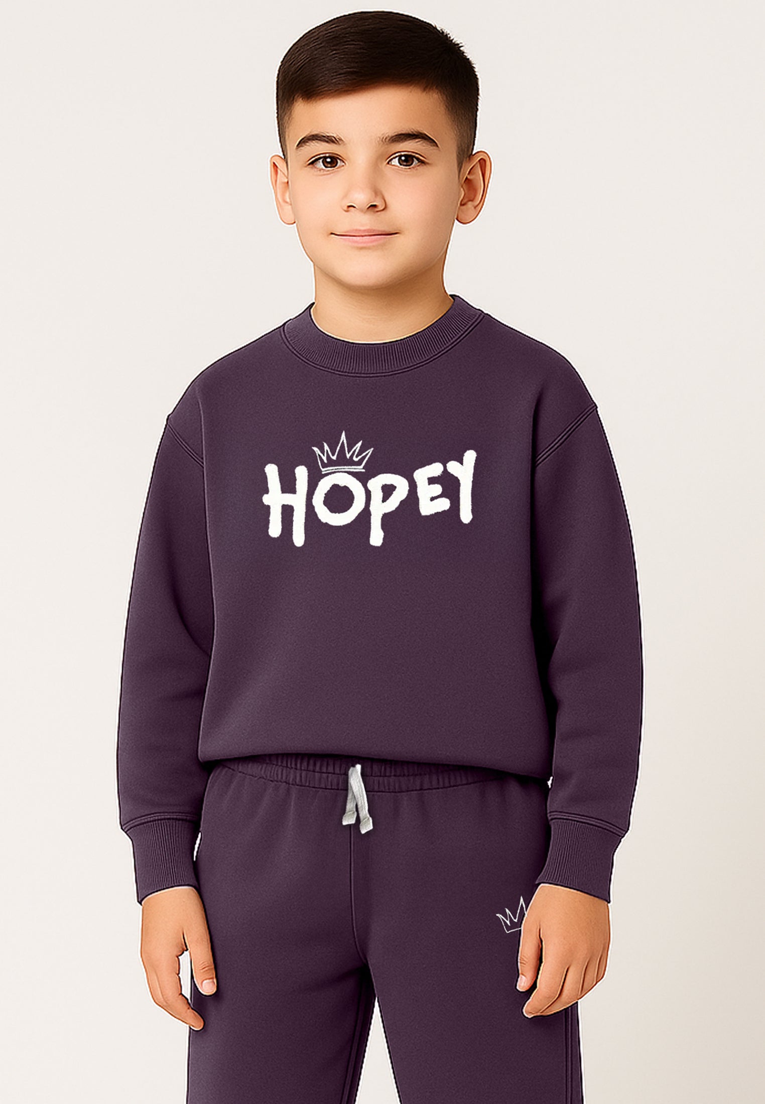 HOPEY BOYS OVERSIZED SWEAT MAUVE