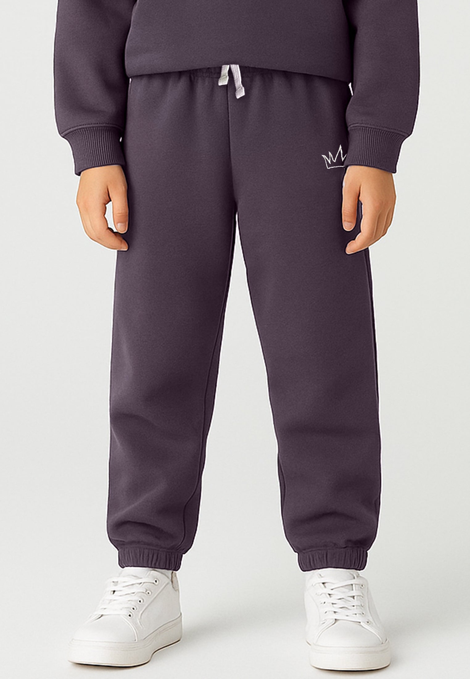 HOPEY GIRLS DARTED SWEATPANTS MAUVE