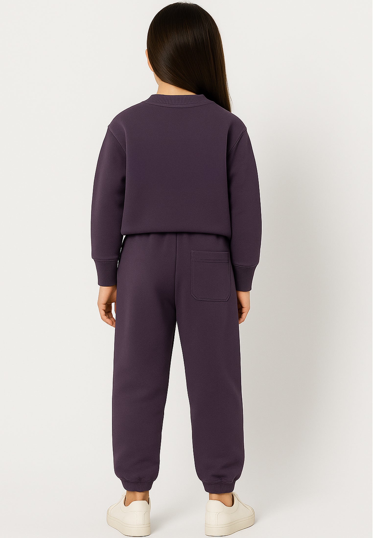 HOPEY GIRLS DARTED SWEATPANTS MAUVE